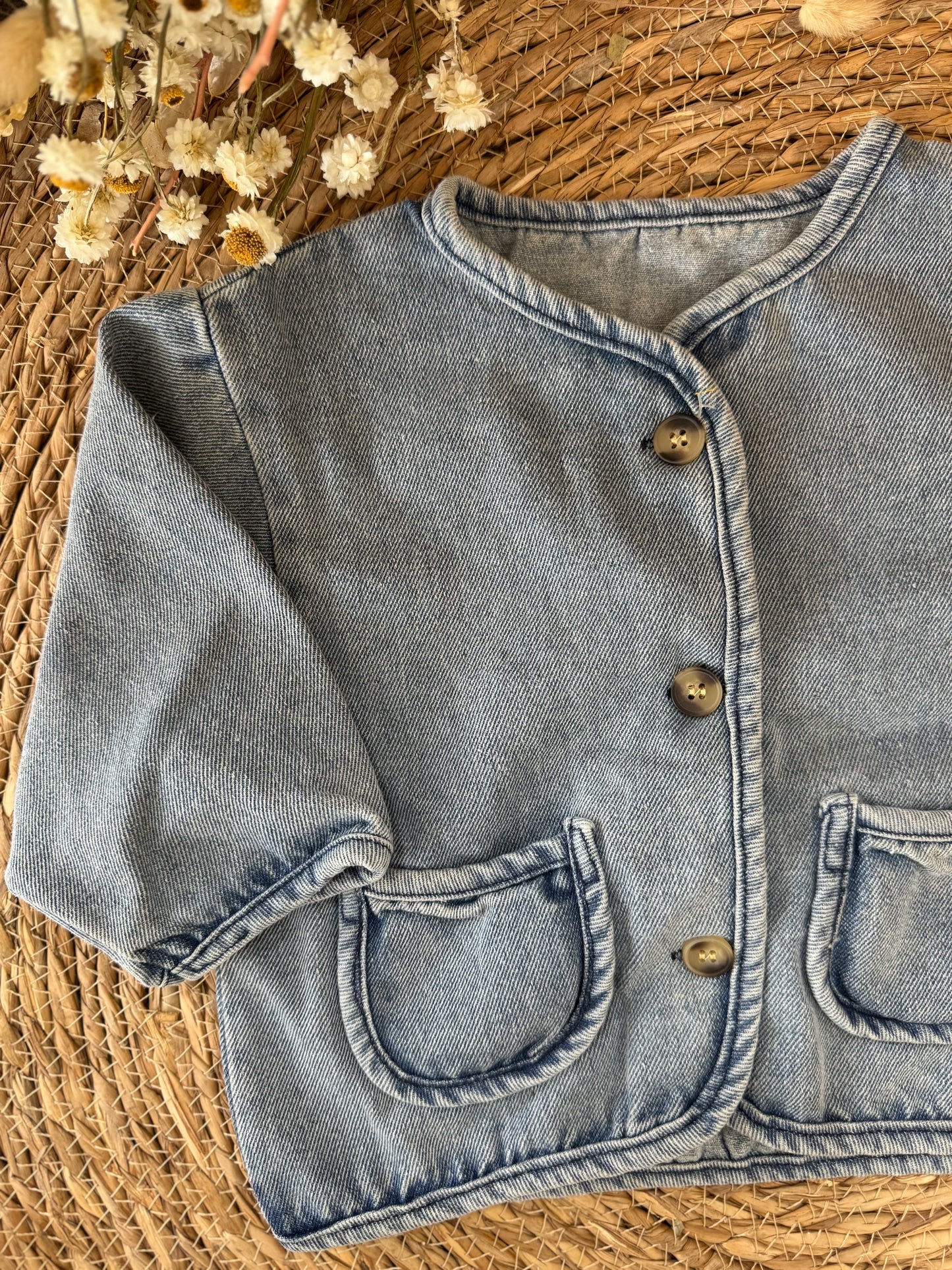 Denim Pocket Baby Jacket