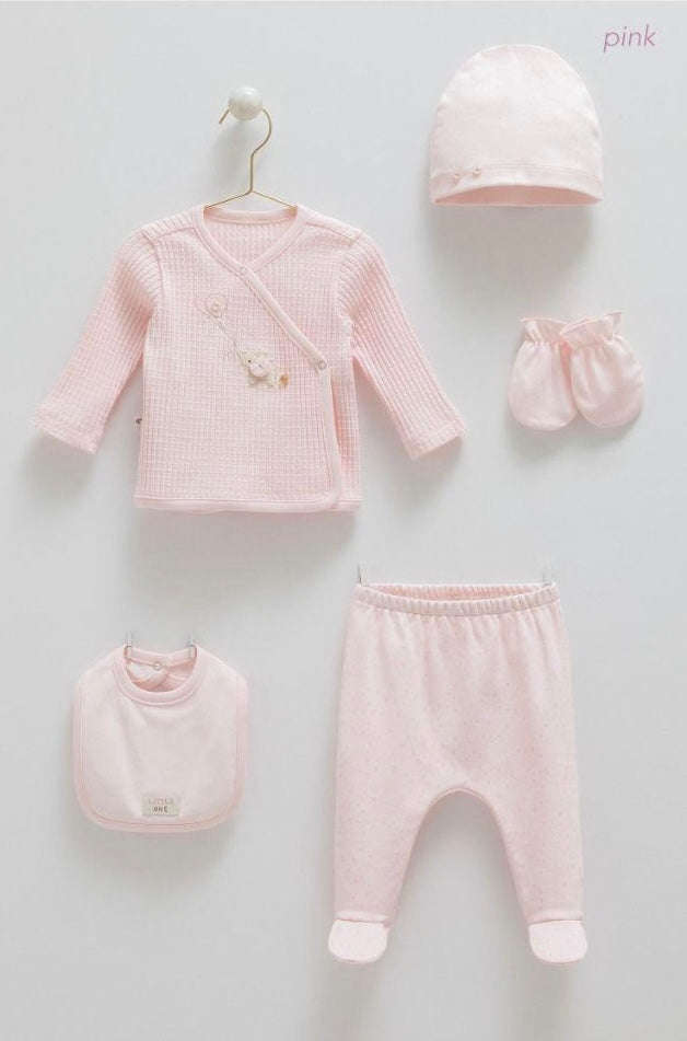 Elephant Dreams Hospital Set Of 5pcs-pink