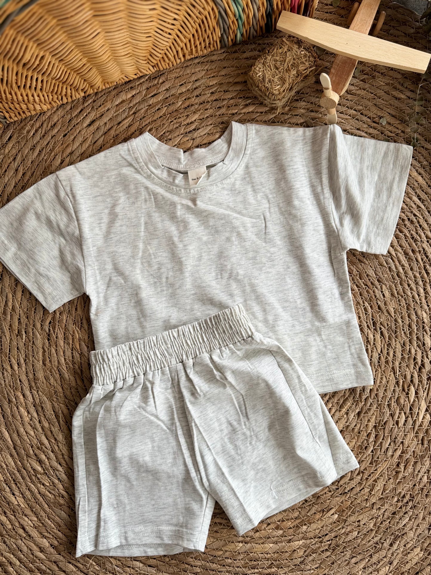 Plain cotton set