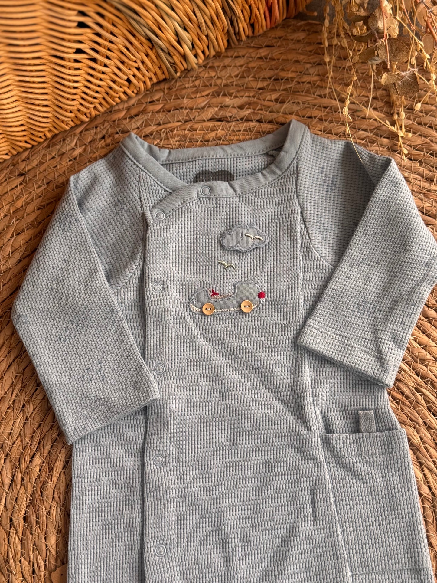 Little Aviator Overall - Blue