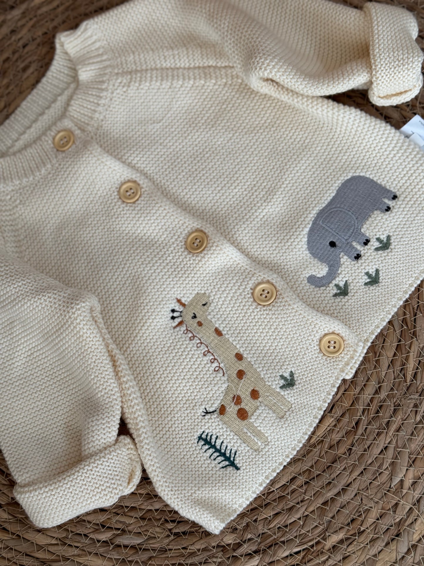 Safari Friends Knitted Cardigan