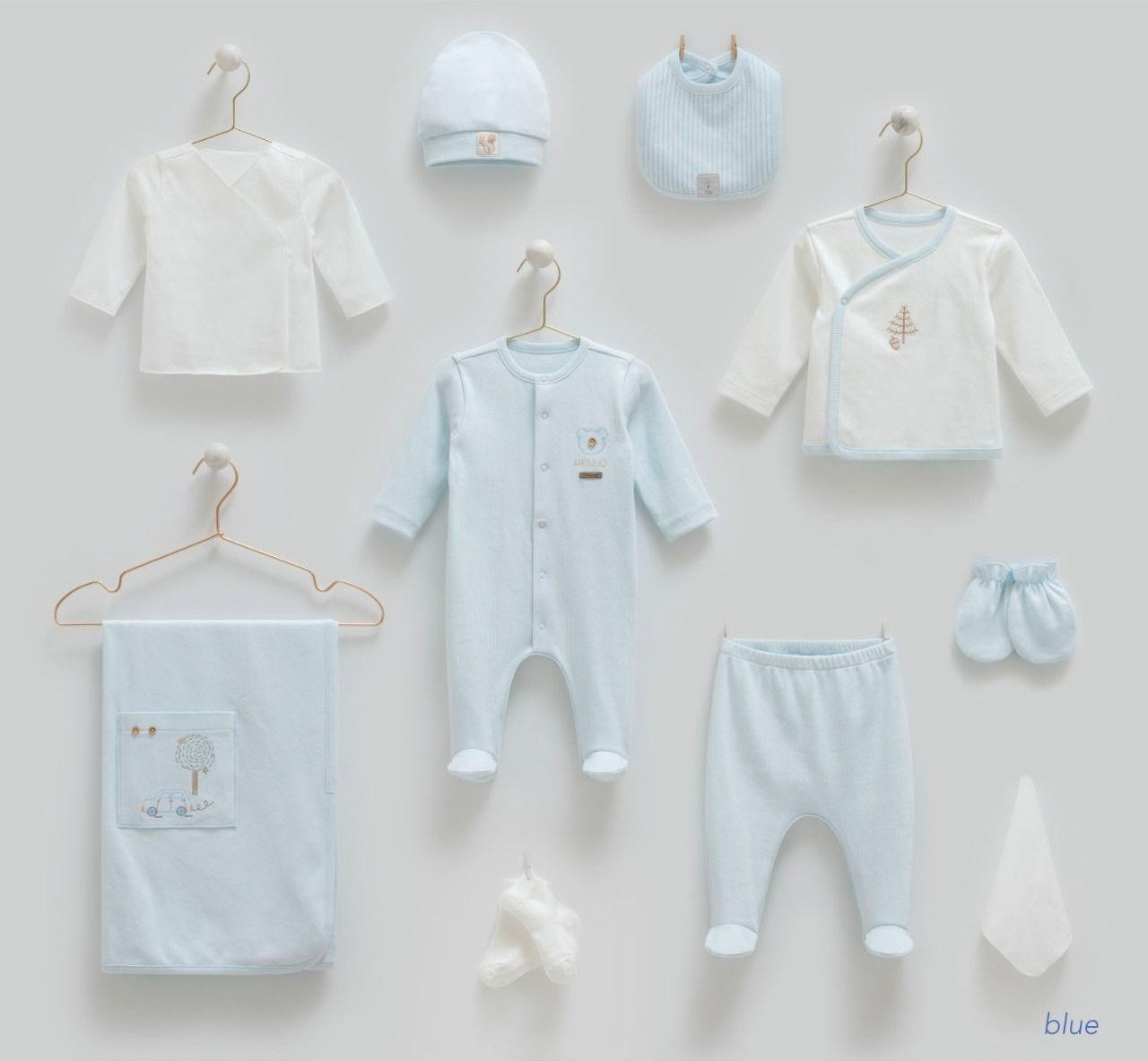 Little Cloud Hospital Set Of 10pcs-Blue