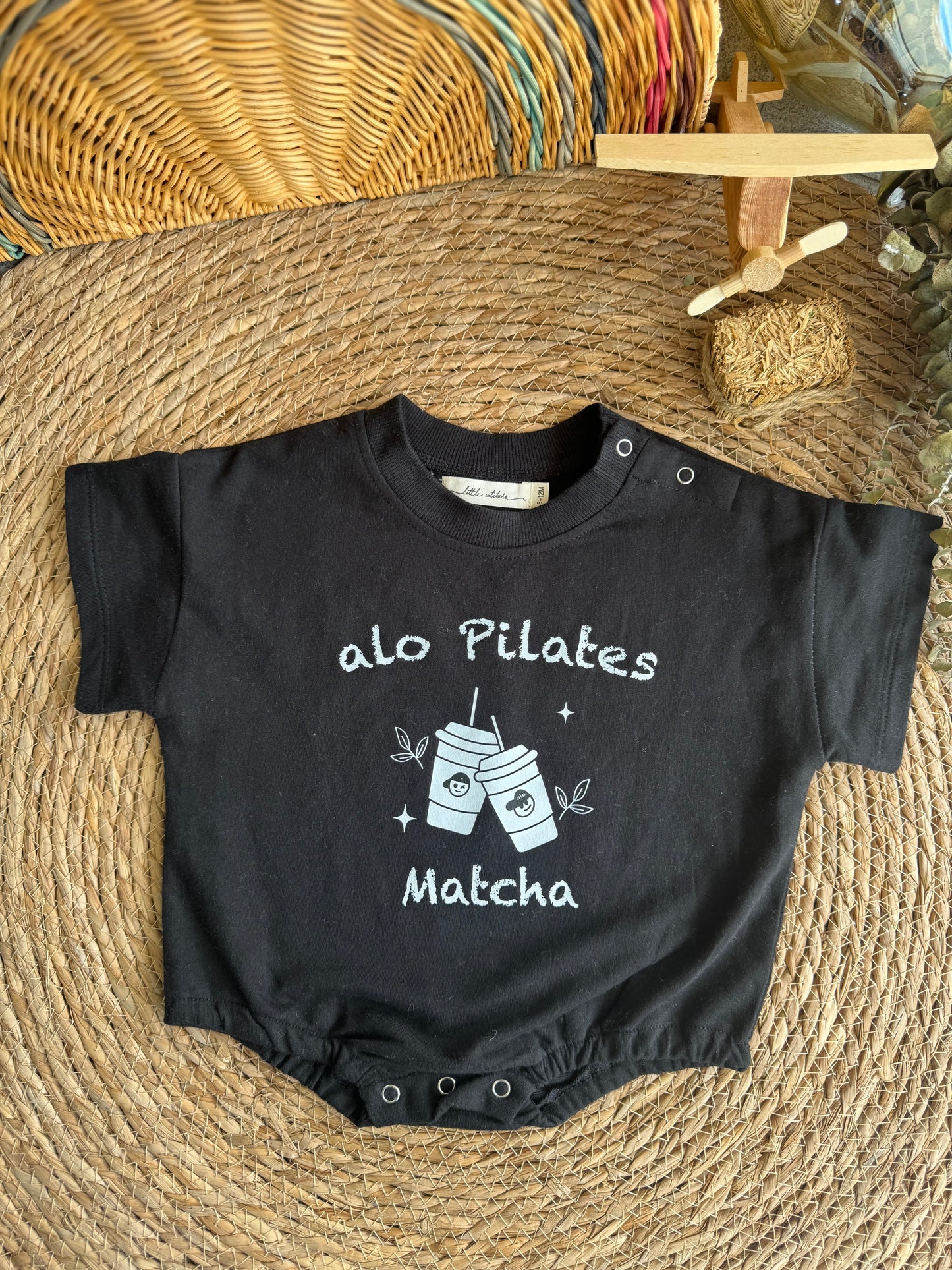 alo Romper Black