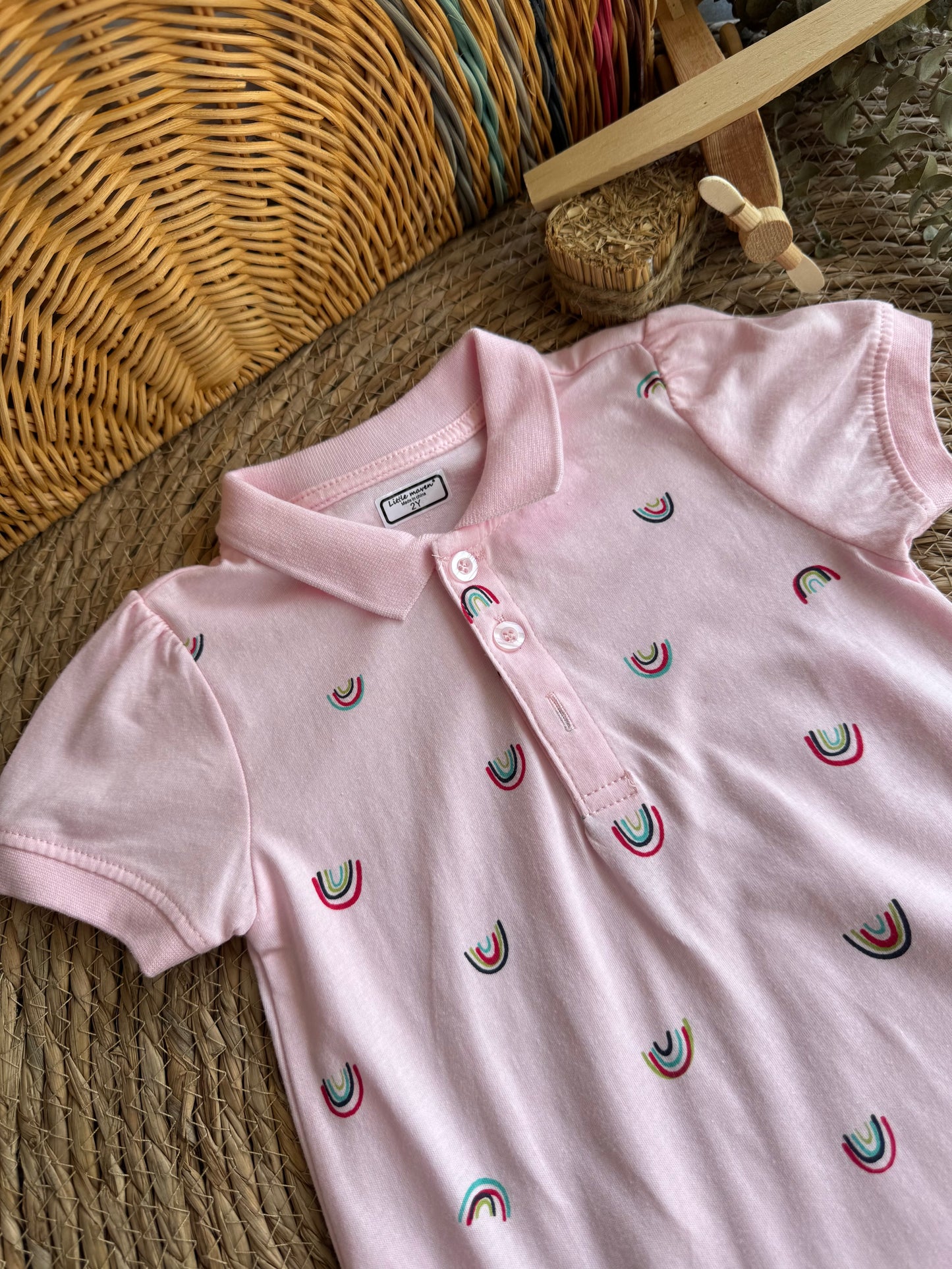 Rainbow polo Dress