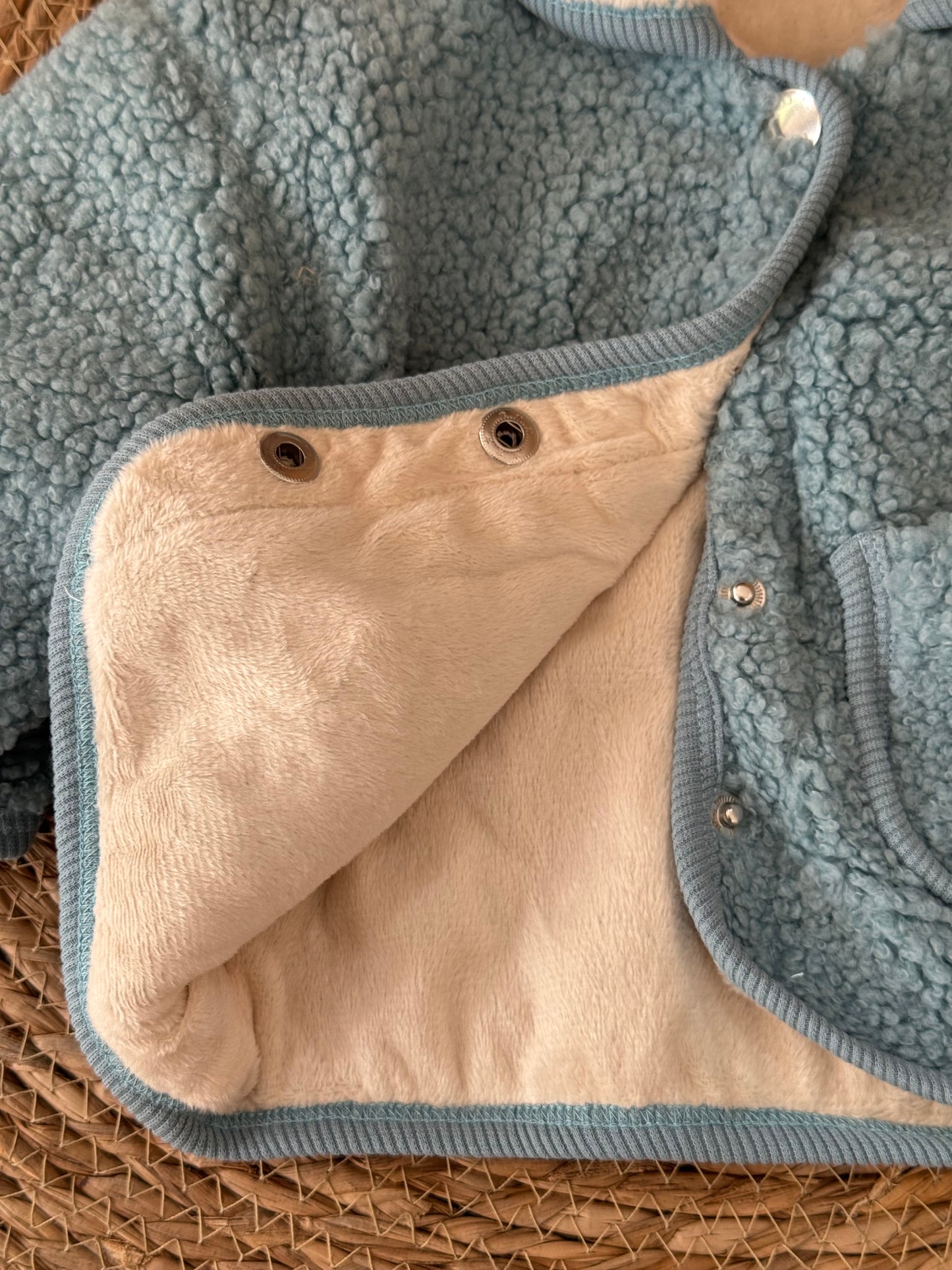 Little Catchers Cozy Sherpa Baby Jacket