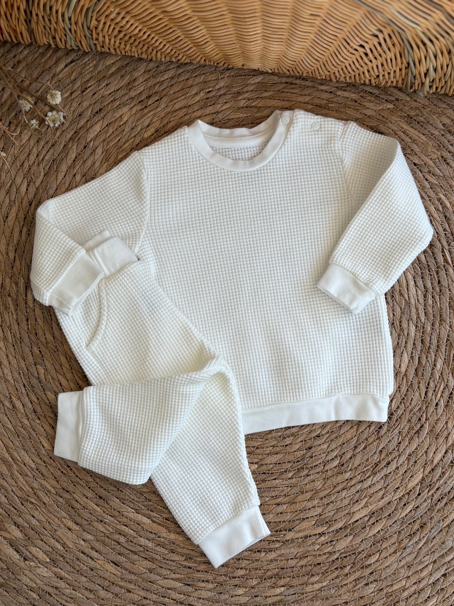 Waffle Set-Offwhite