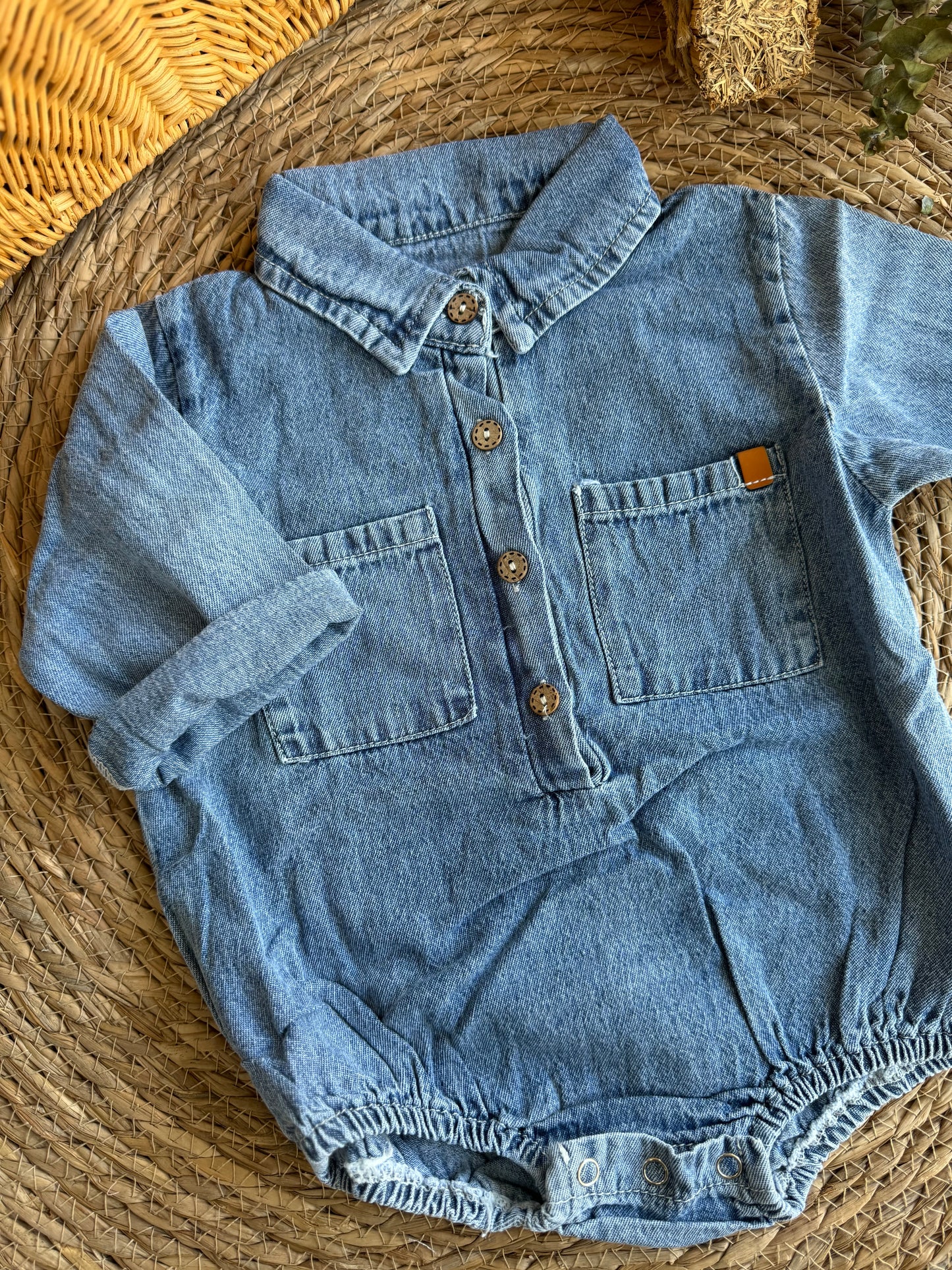 Louis Denim Romper