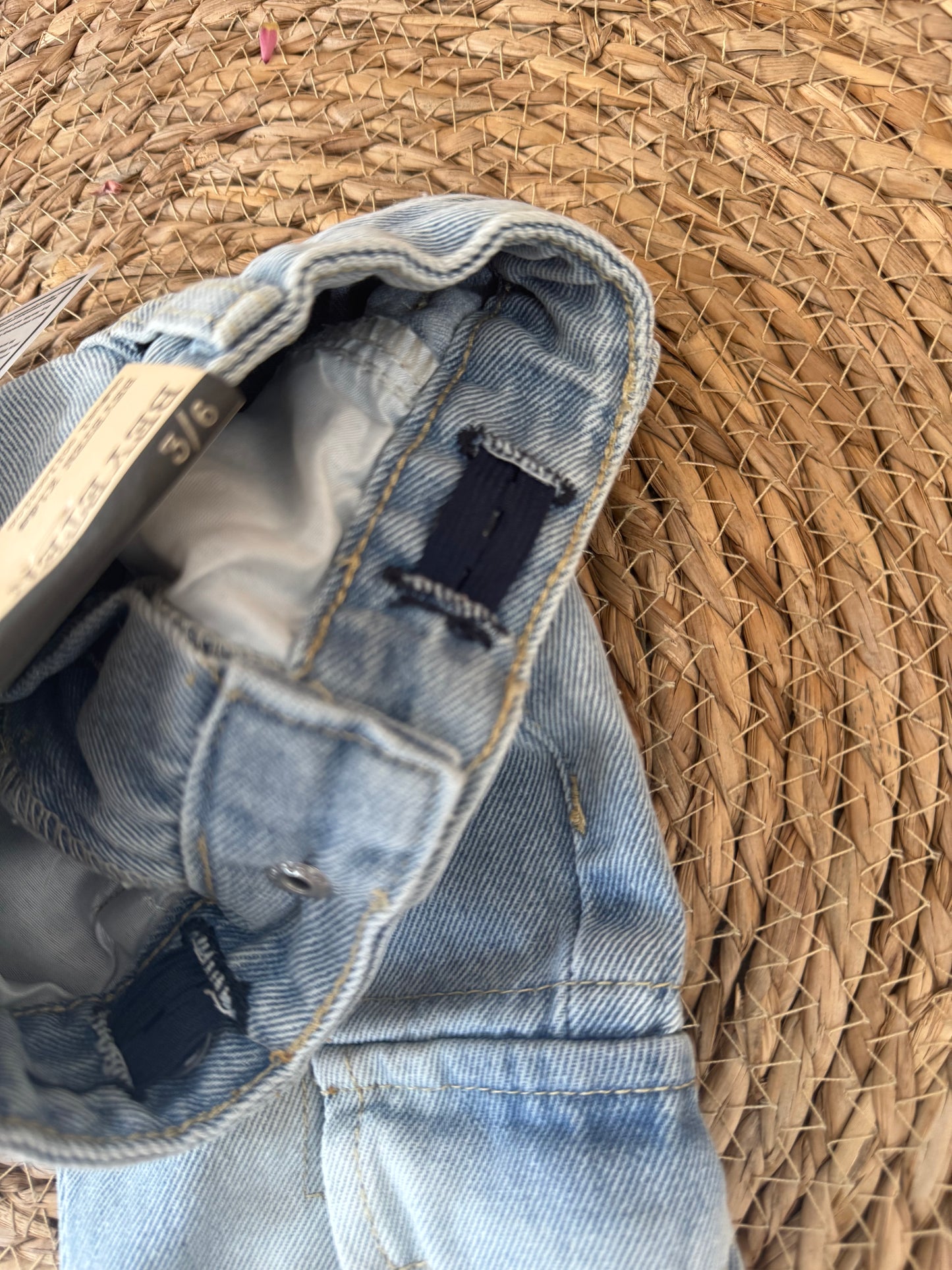 Baby Cargo Denim Pants