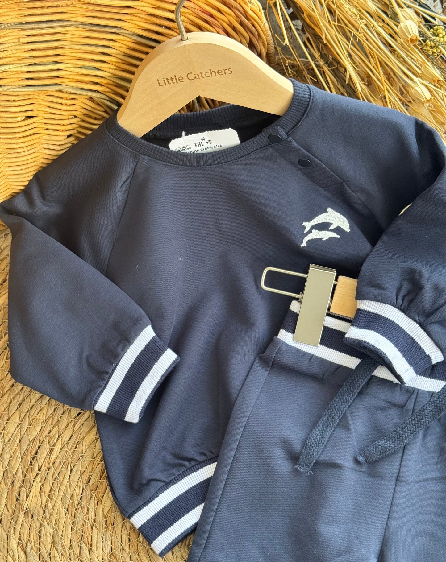 Baby Shark Set-Navy blue
