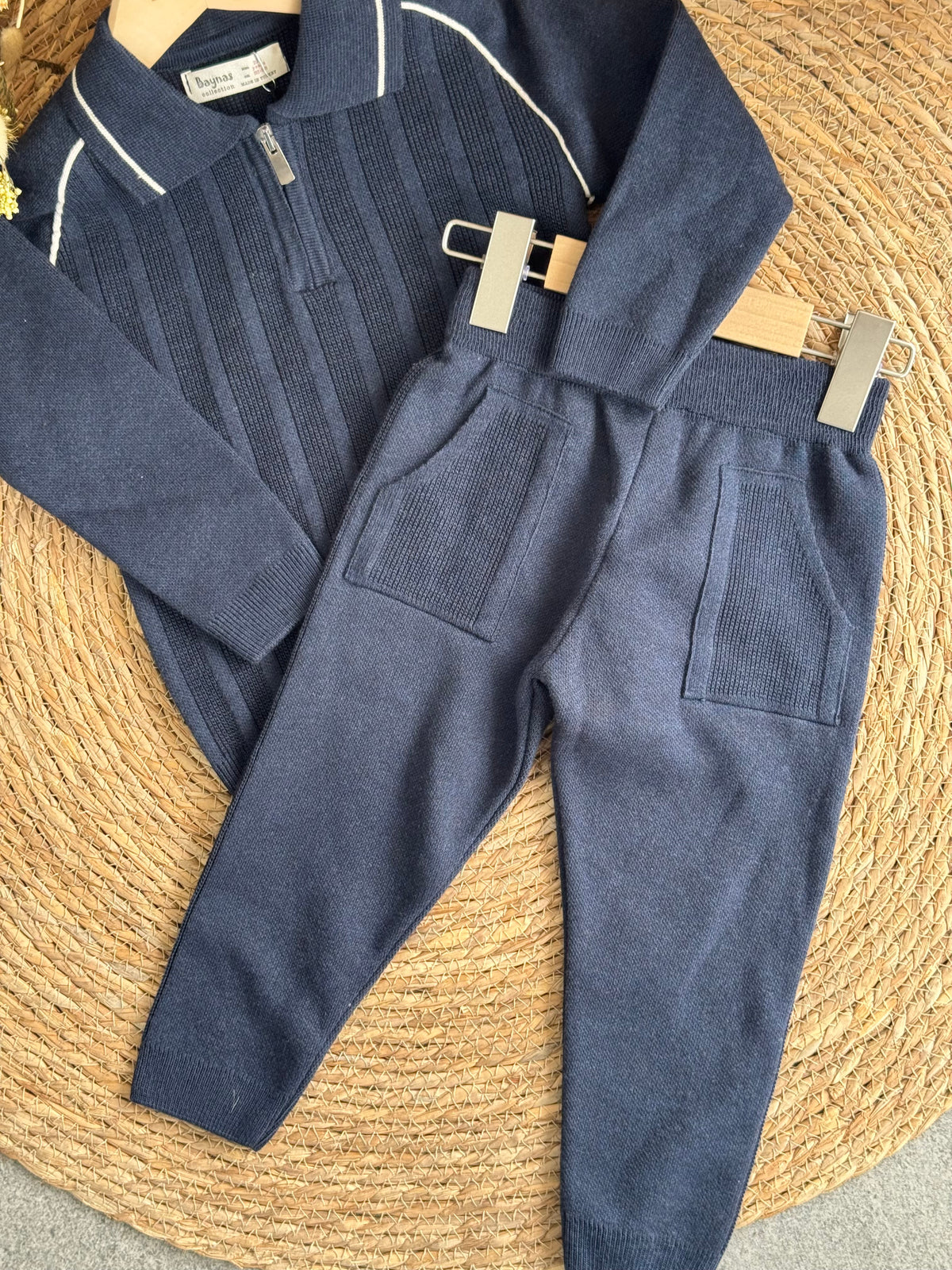 Knit Polo Set