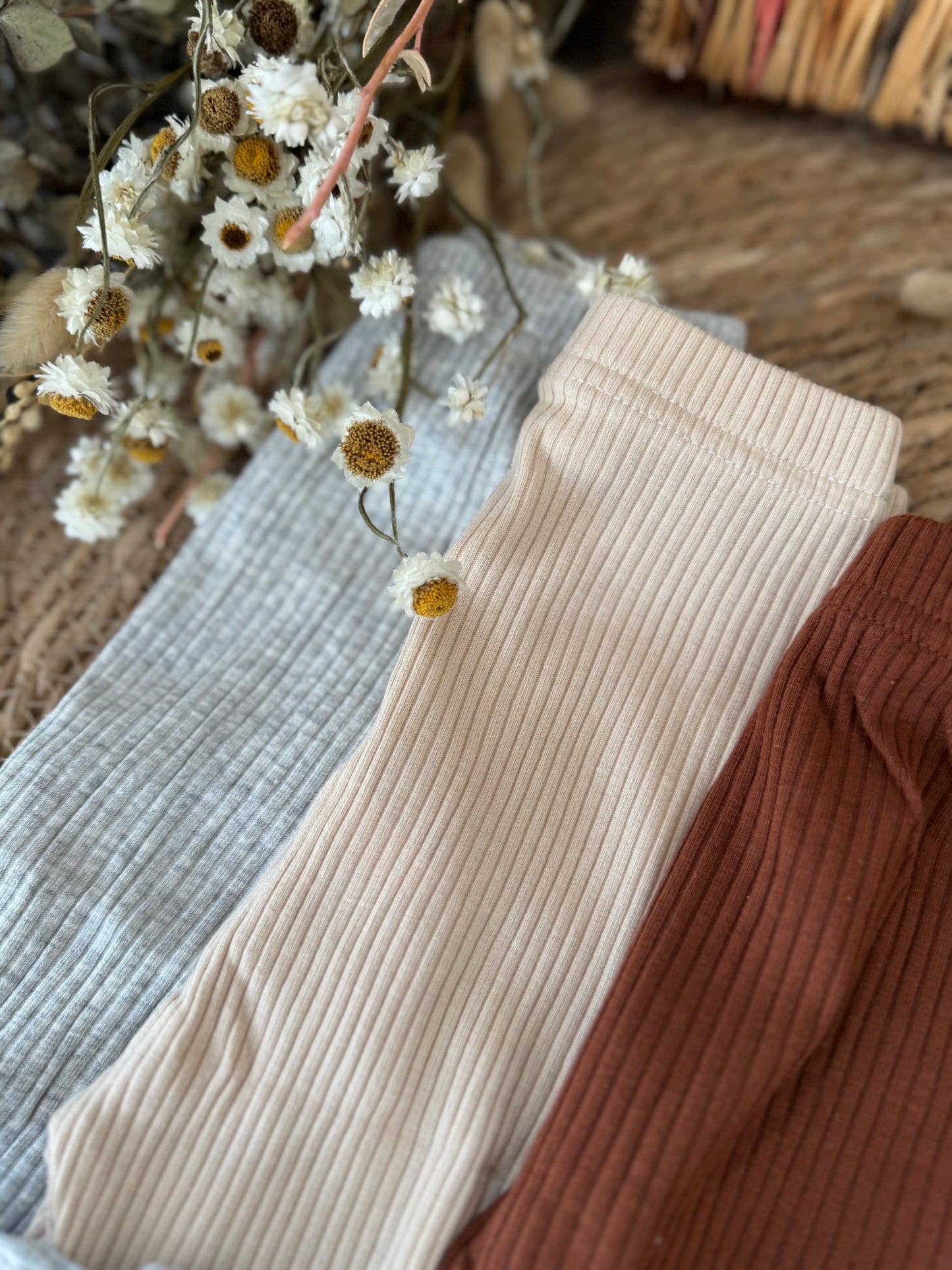 Ribbed Essential cotton Loungewear Set