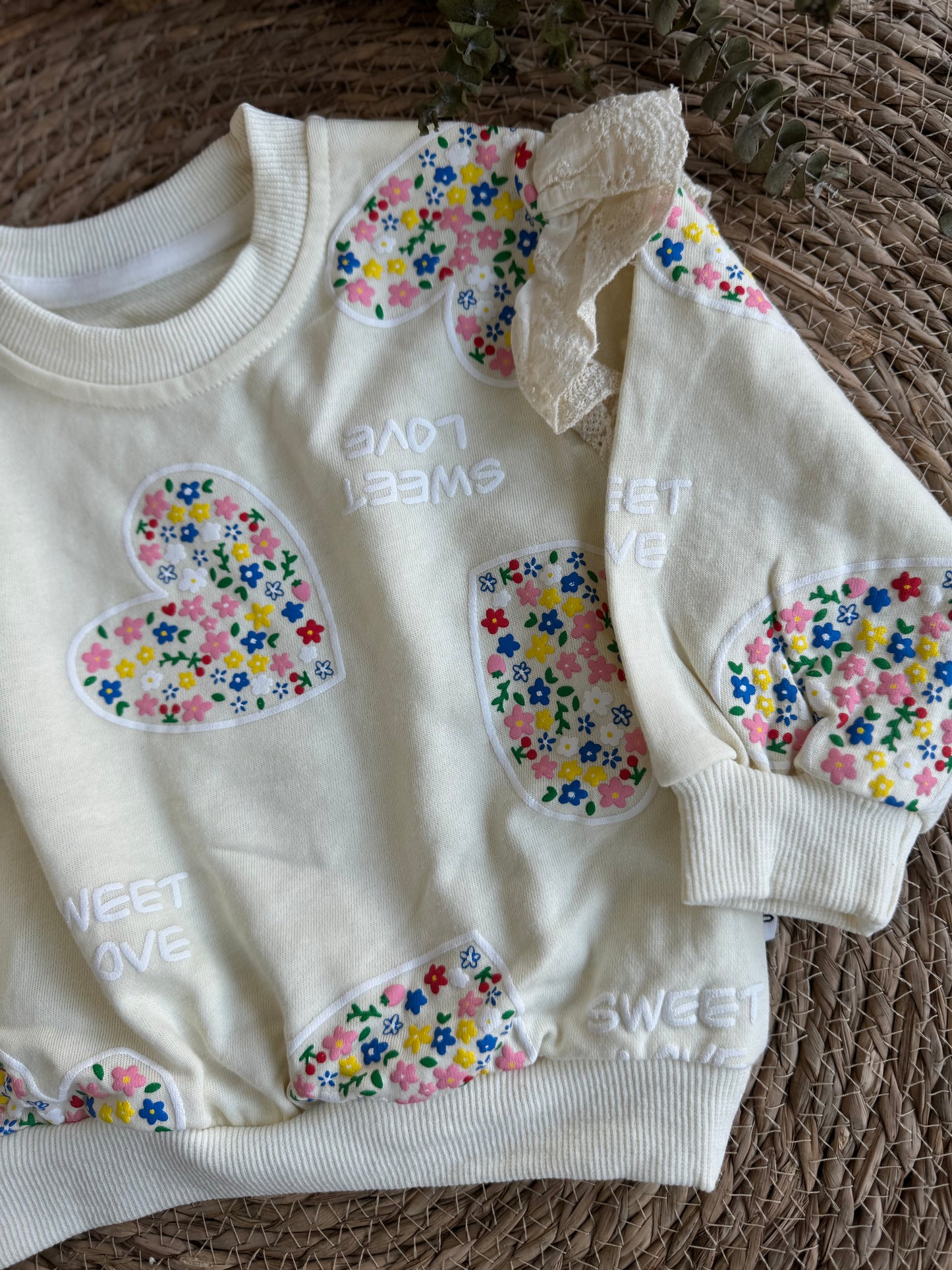 Colorful Hearts Sweater