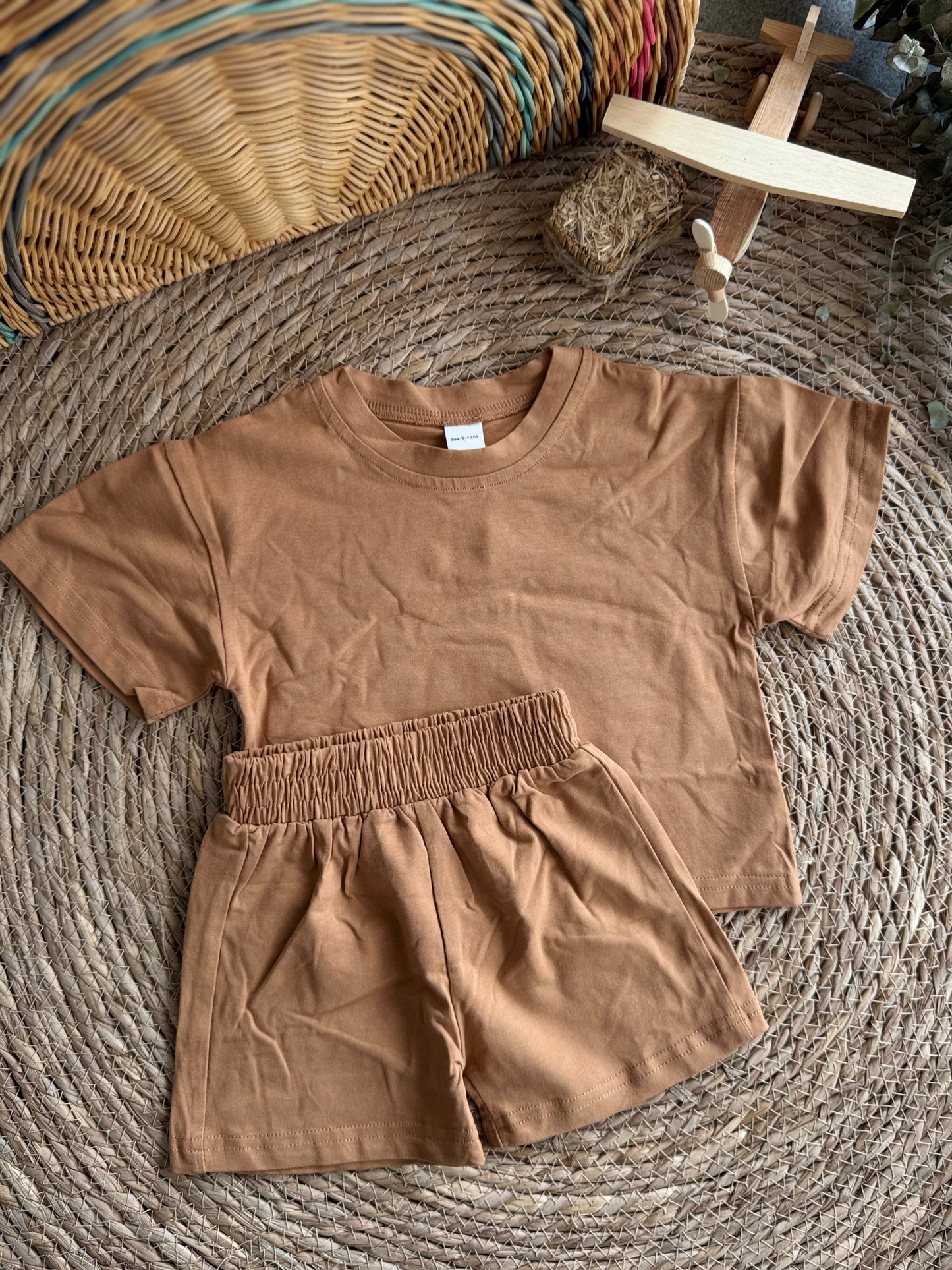 Plain cotton set
