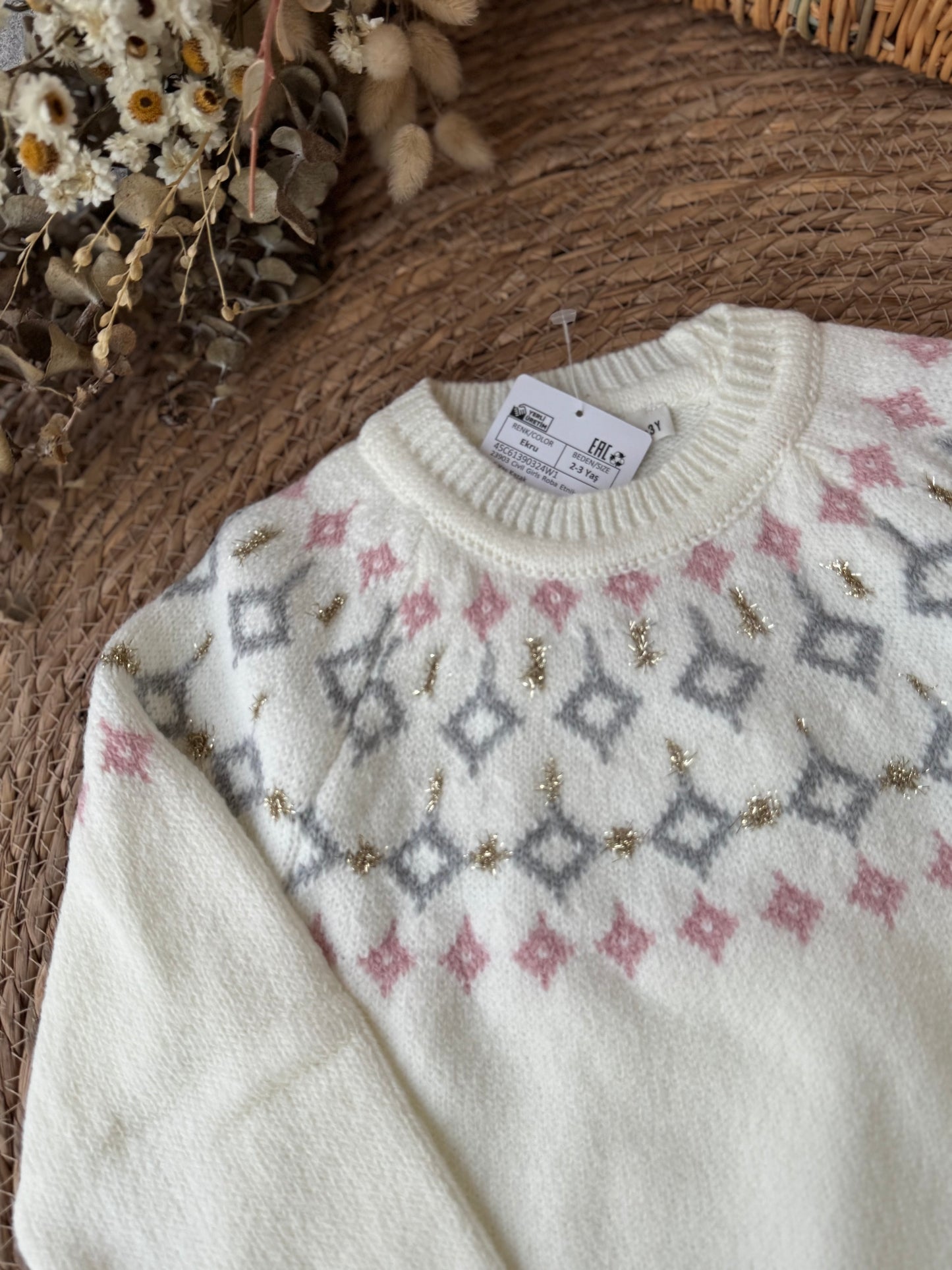 Fair Isle Knit Sweater ❄️