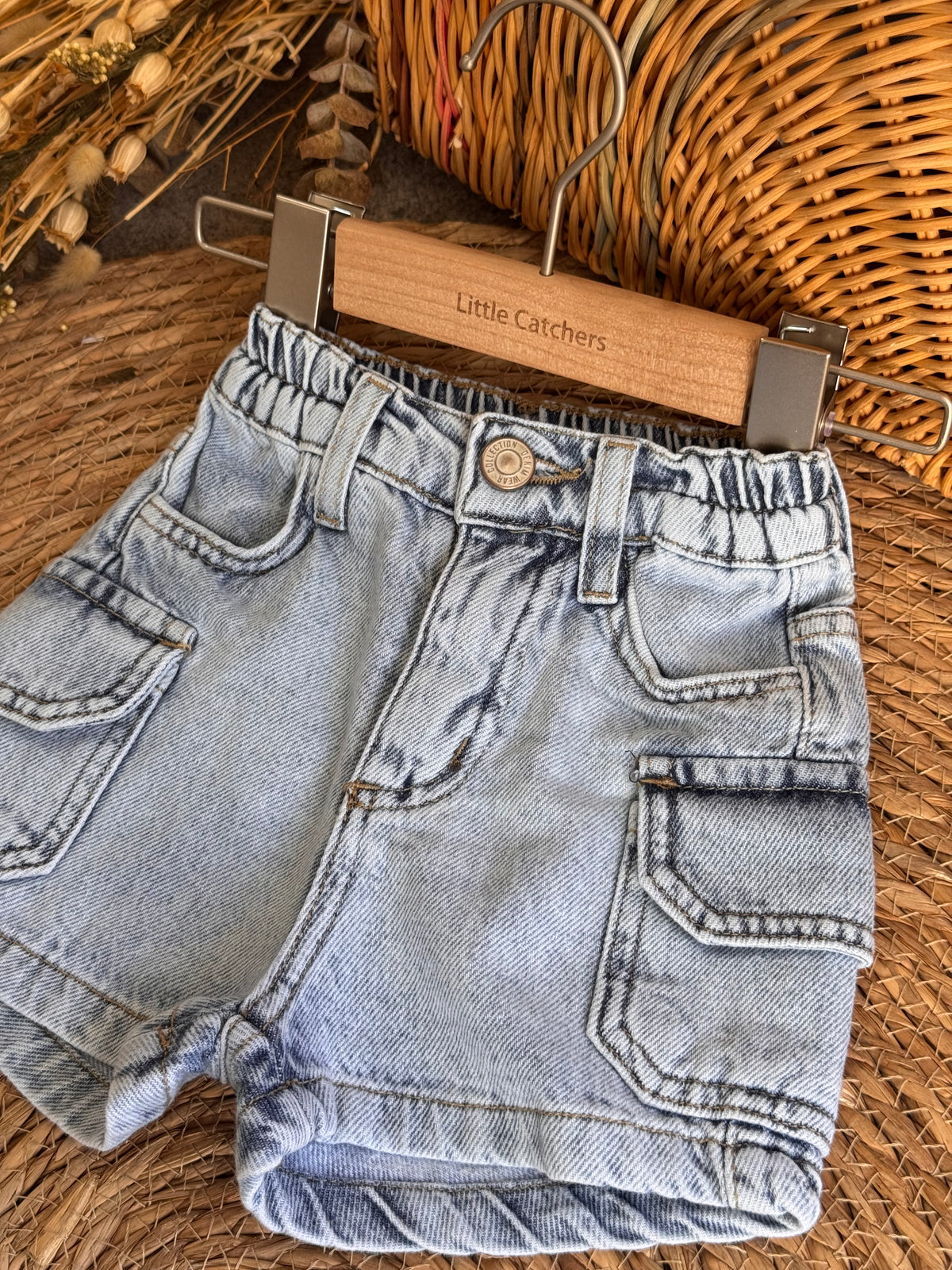 Cargo Denim Short