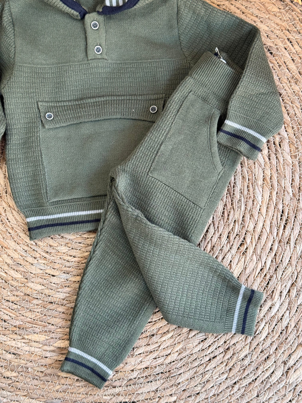 Knit Set-Sage green