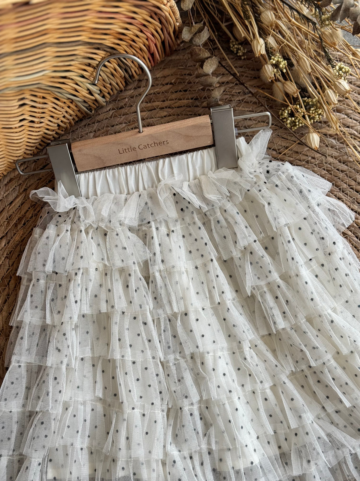 Polka Dot Tulle Skirt