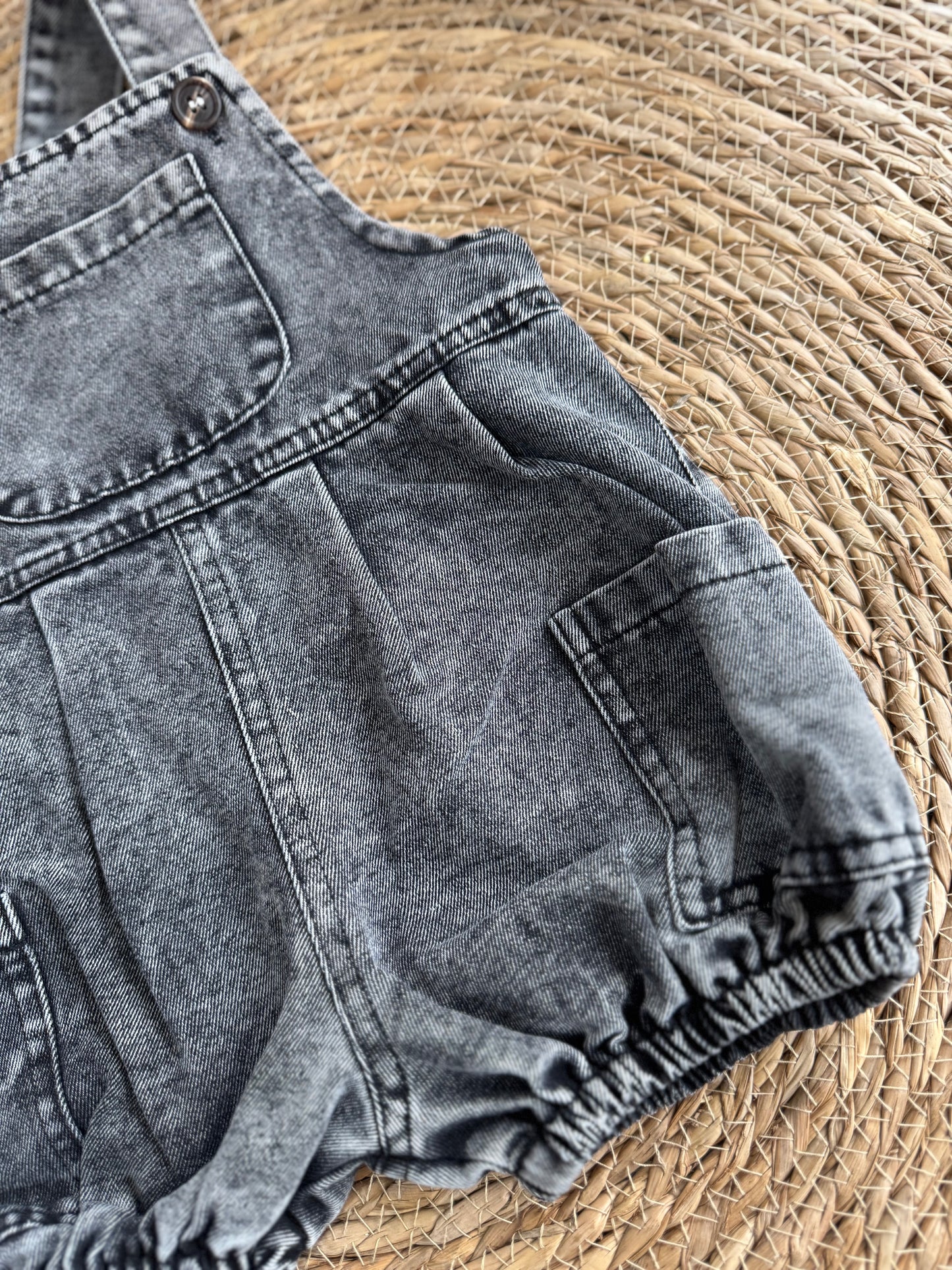 Washed Grey Dungaree