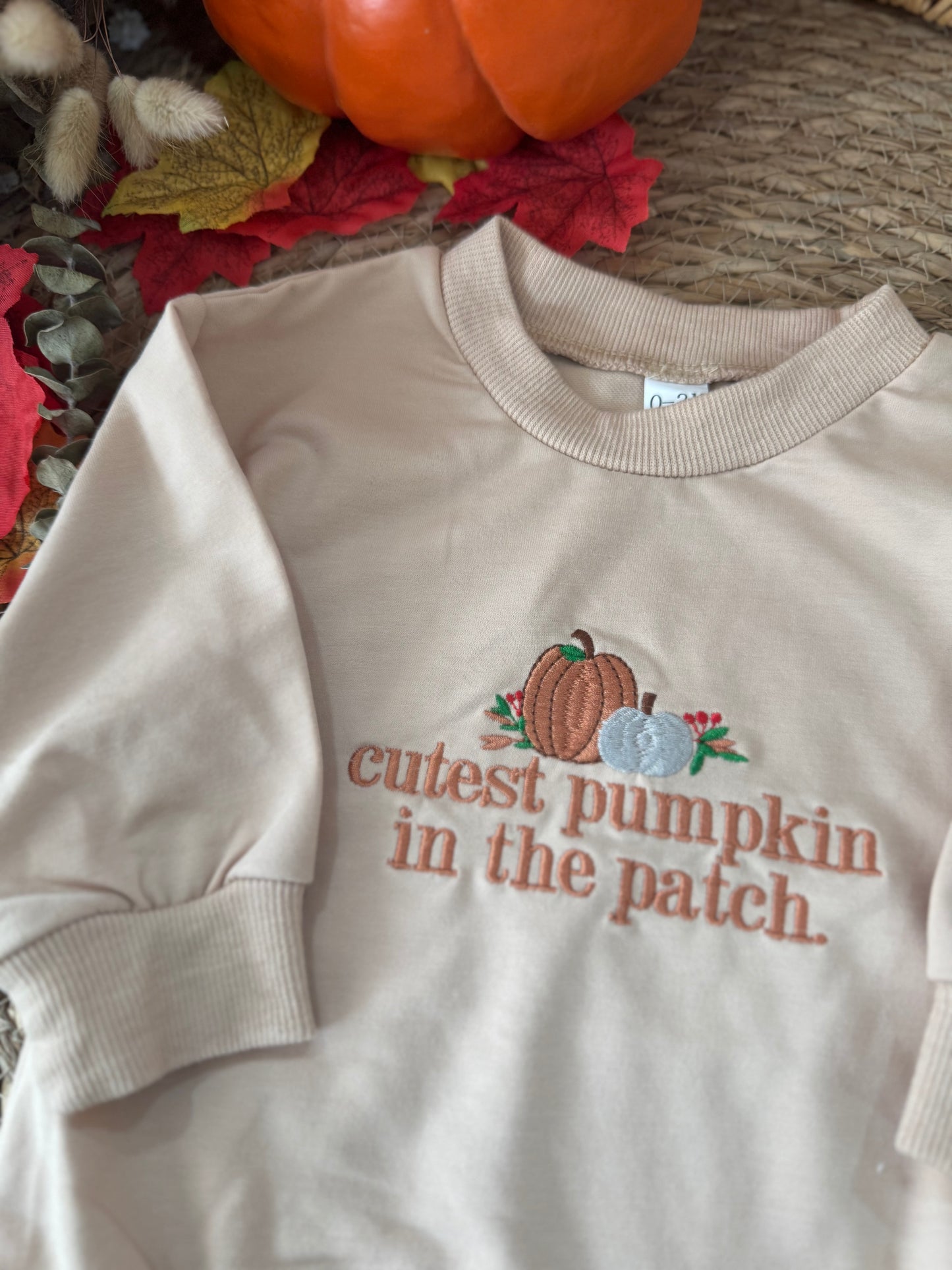 Cutest Pumpkin in the Patch Baby Romper