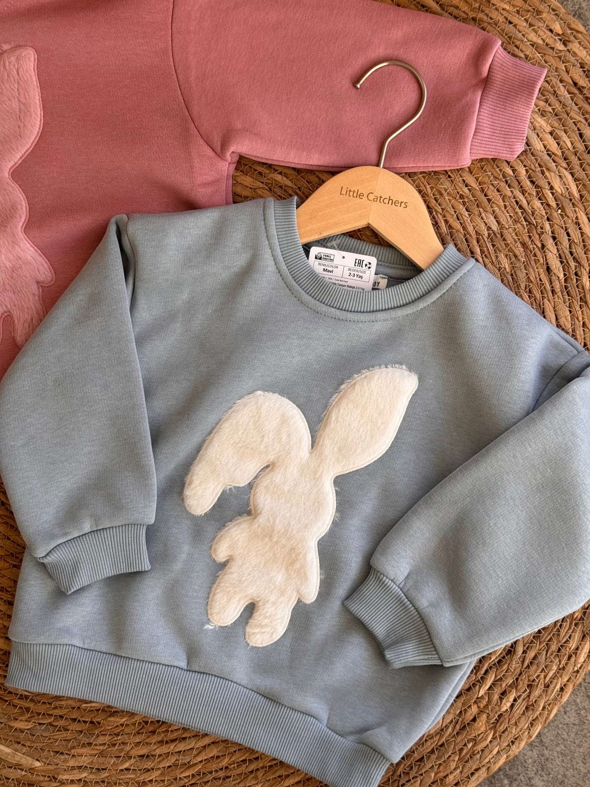 Rabbit Sweater Fleece Inside