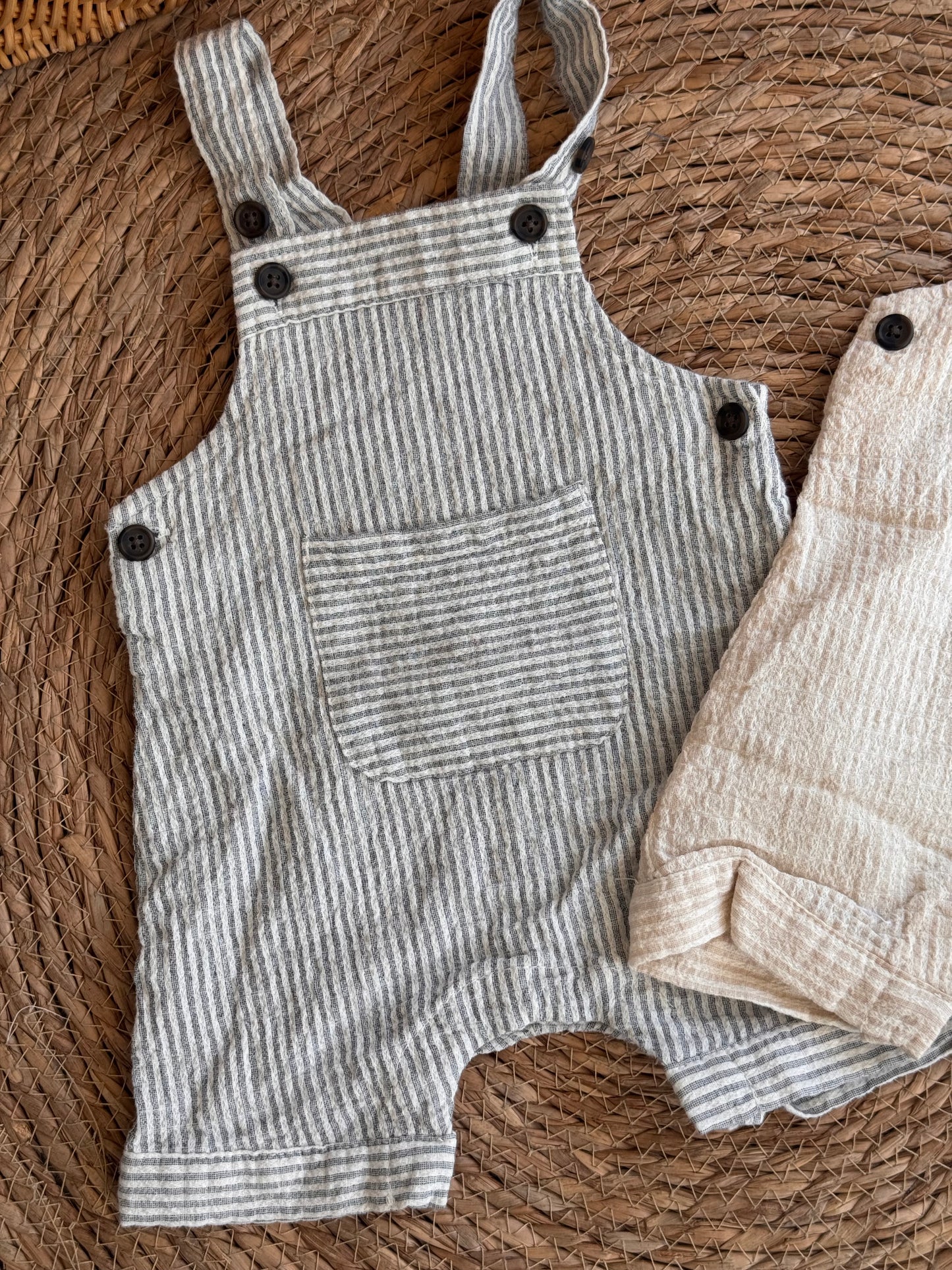 Button-Up Baby Dungarees