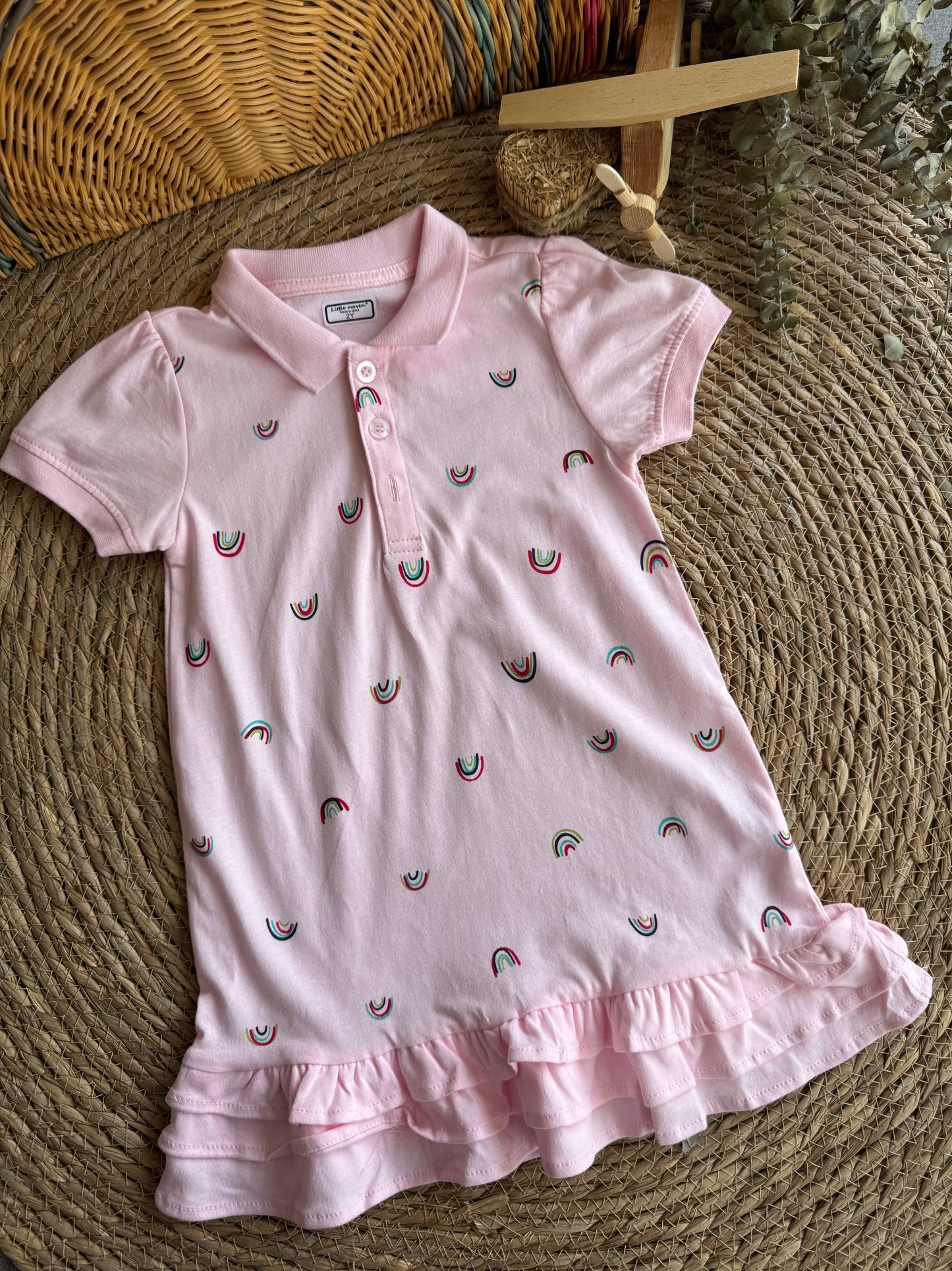 Rainbow polo Dress