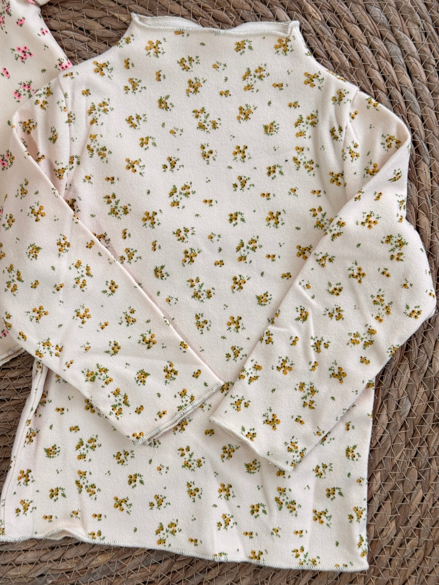 Little Blossom Ribbed Top