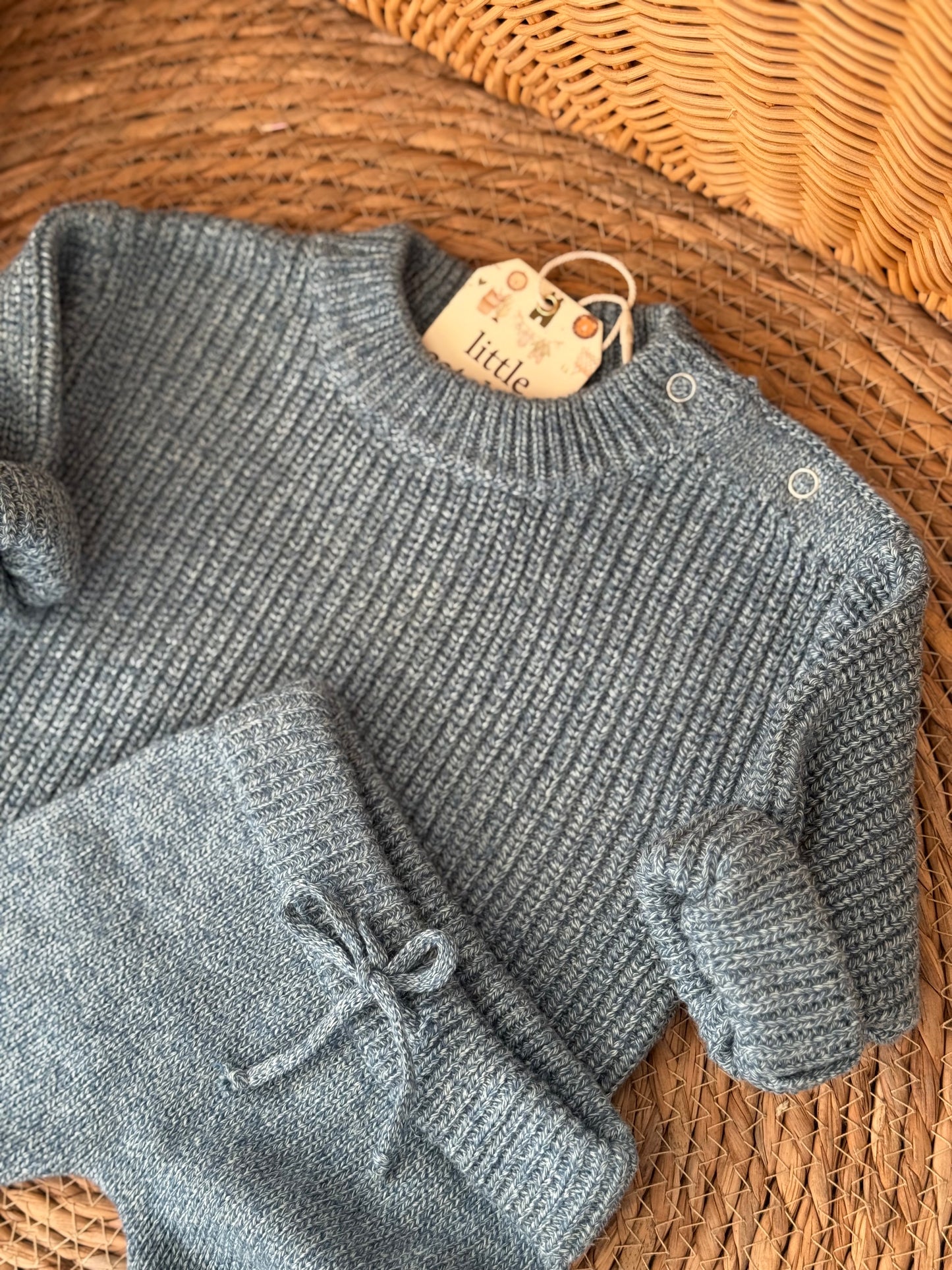 Ocean Haze Knit Set