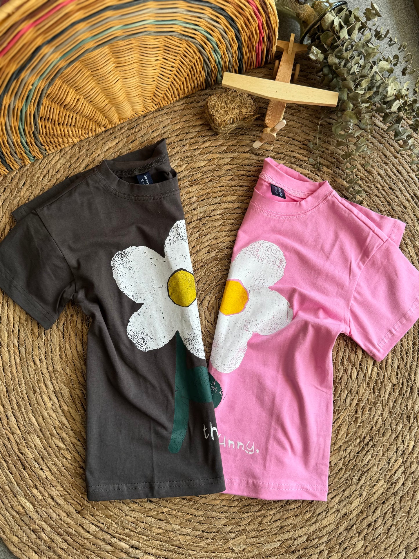 Flower T-shirt dress