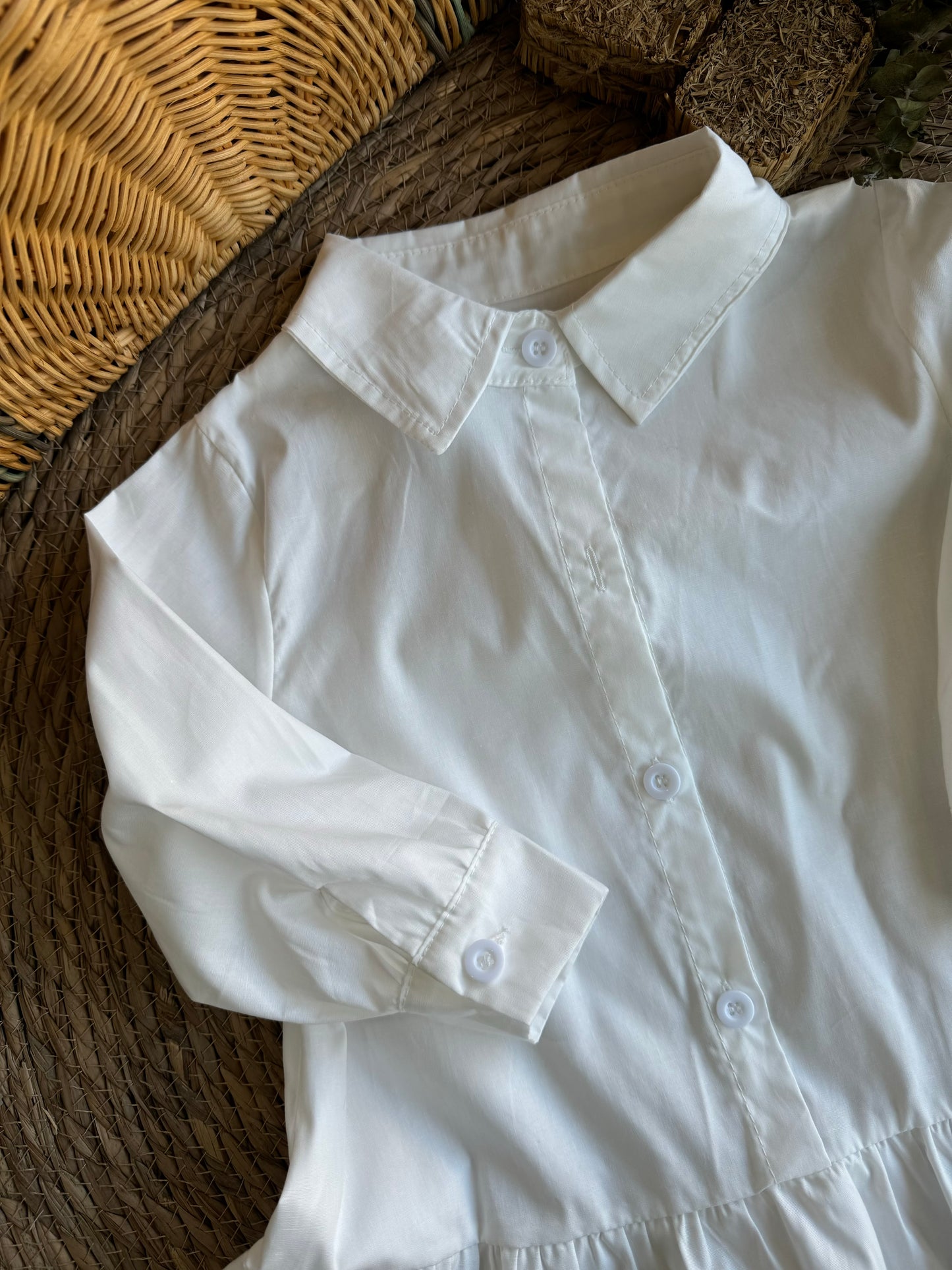 White Shirt Dress