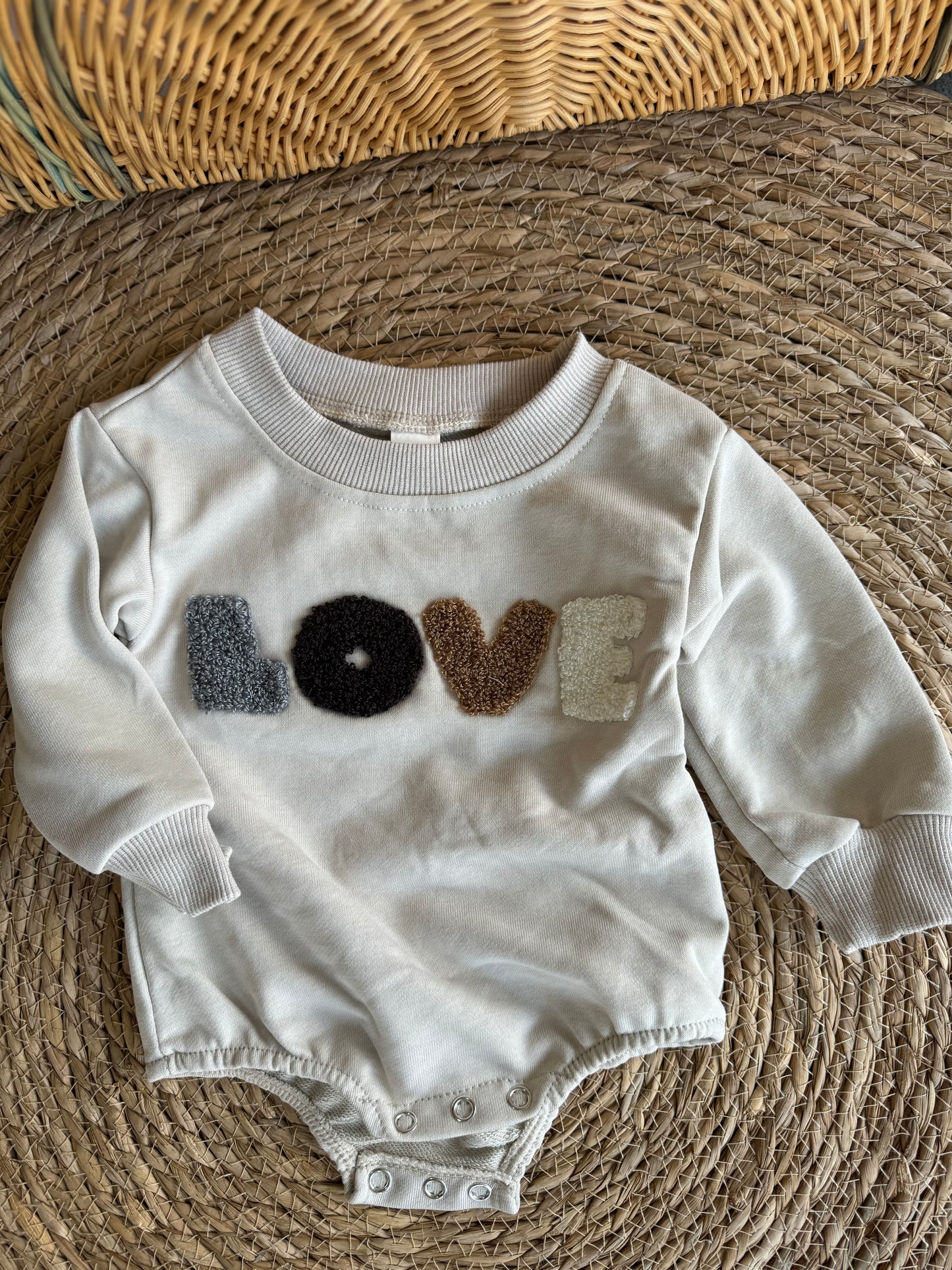 Little Love Romper - Beige