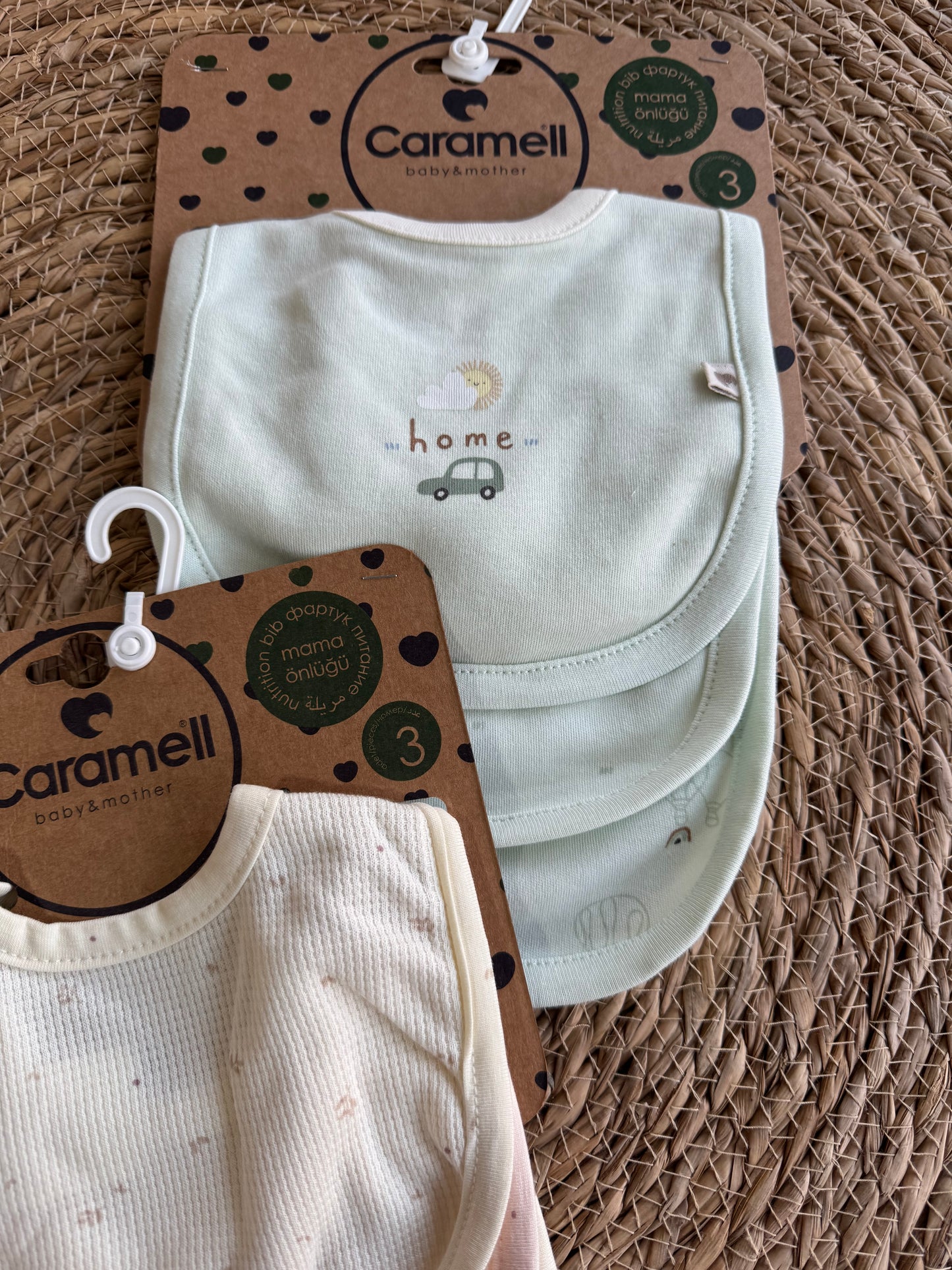 Cotton Bib set of 3 pieces