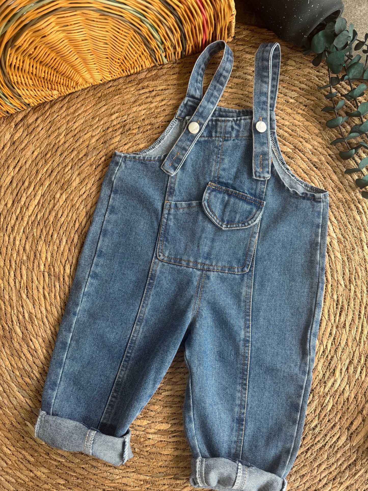 Oversized Denim Jumpsuit