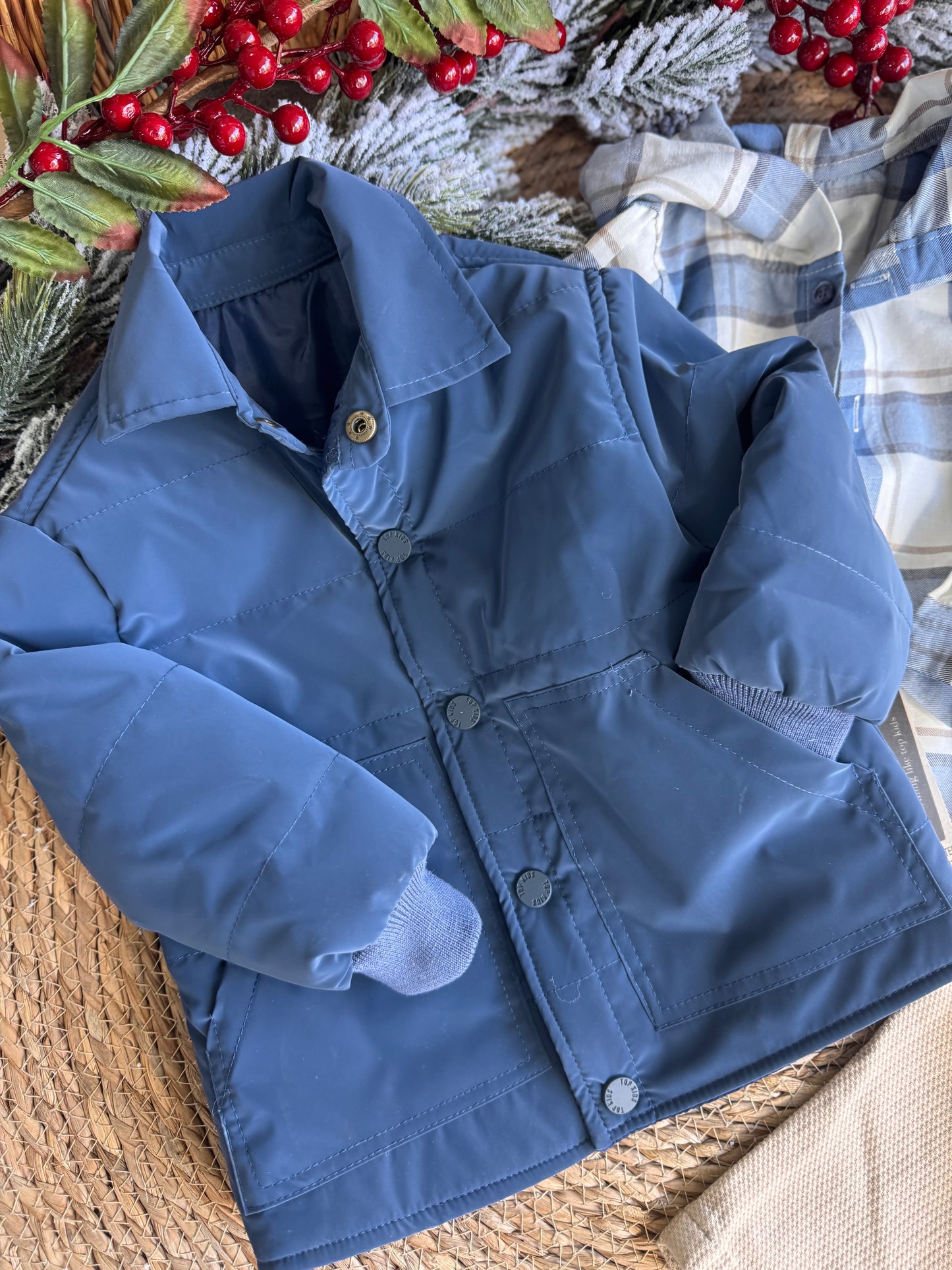 Little Winter Explorer 4-Piece Set ā Blue & Beige