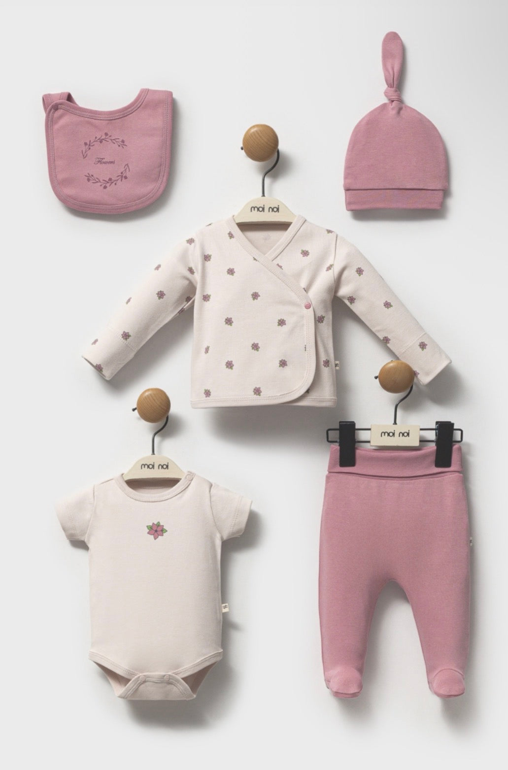 Flowers Baby Set of 5pcs