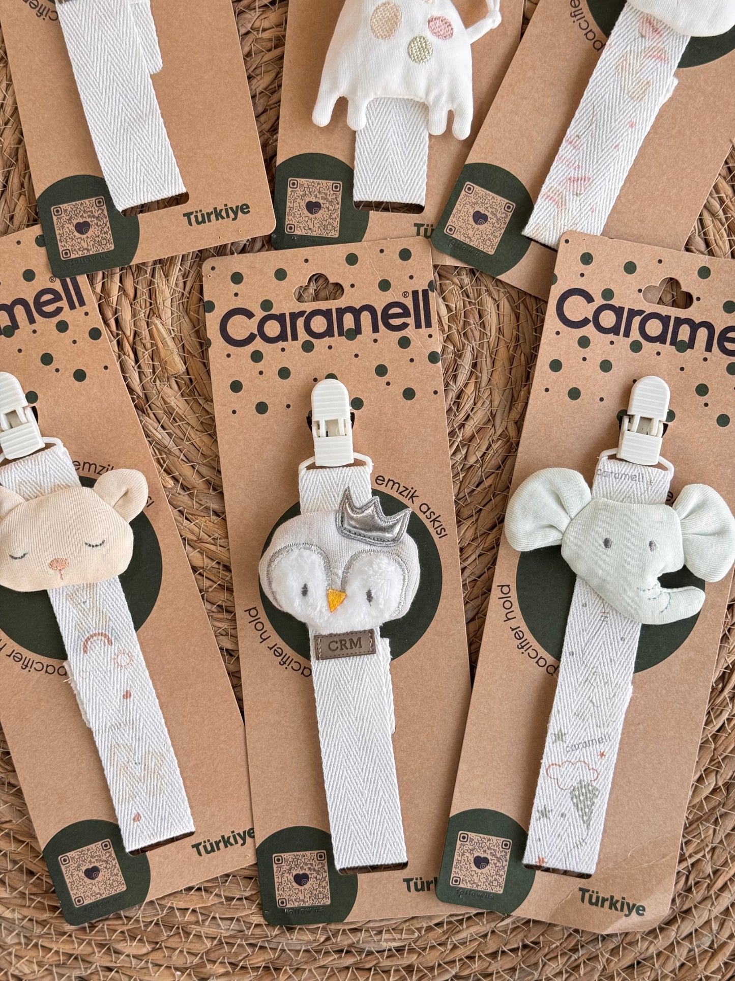 Pacifier clips
