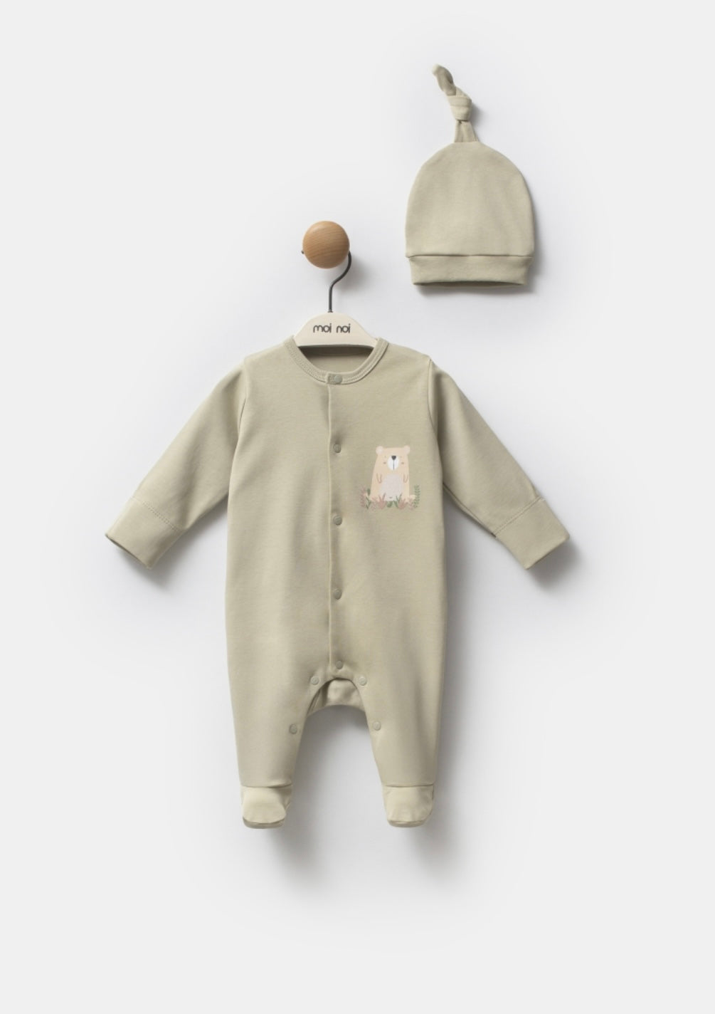 Khaki Overall With Hat
