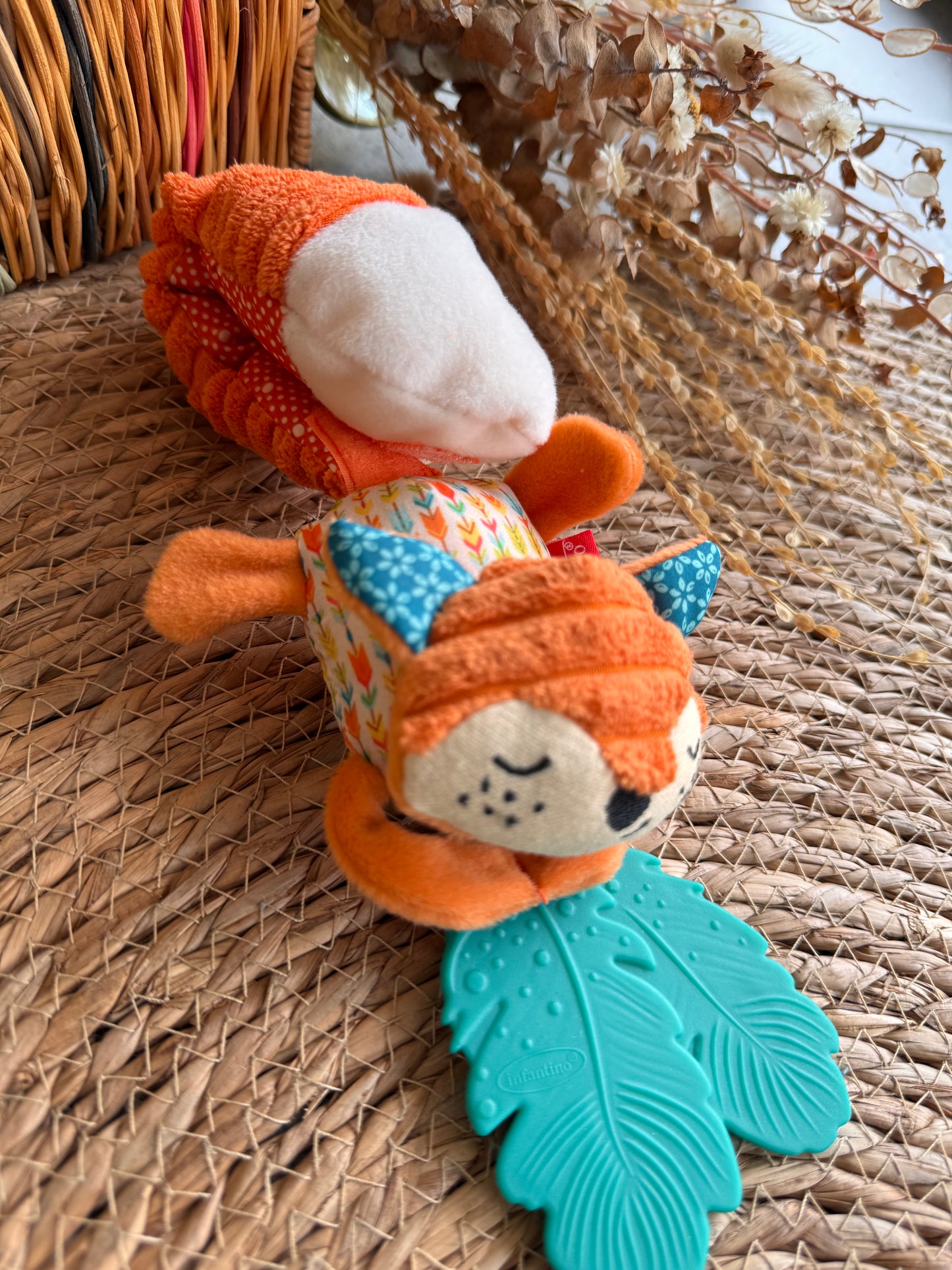 Sleepy Fox Teether & Plush Pal