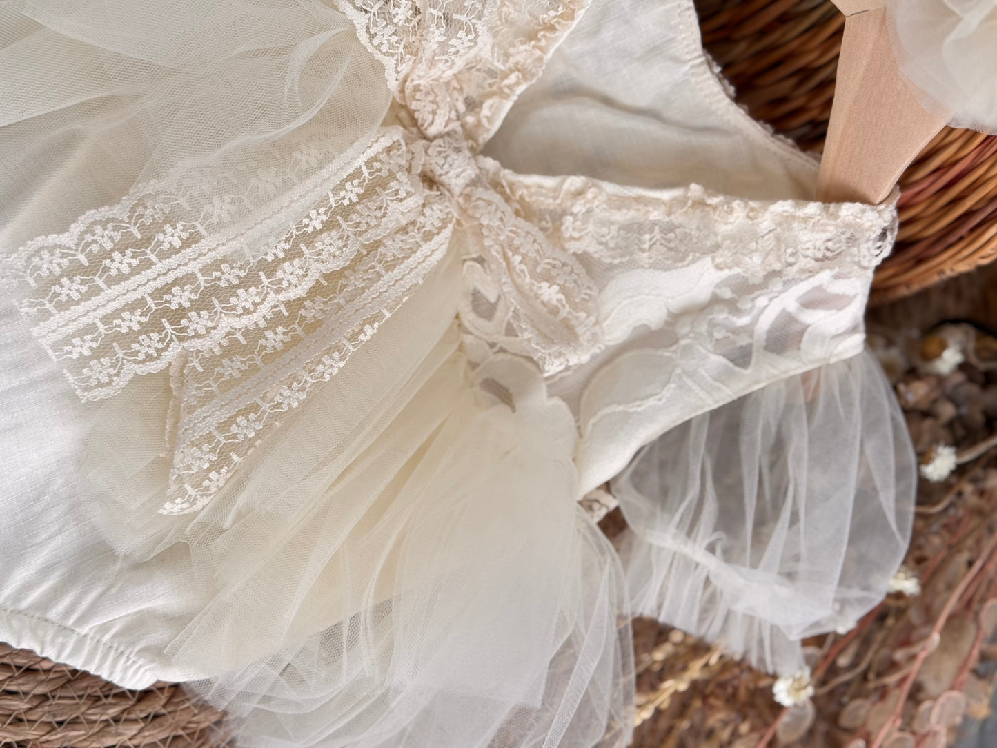 Vintage Pearl Tulle Set