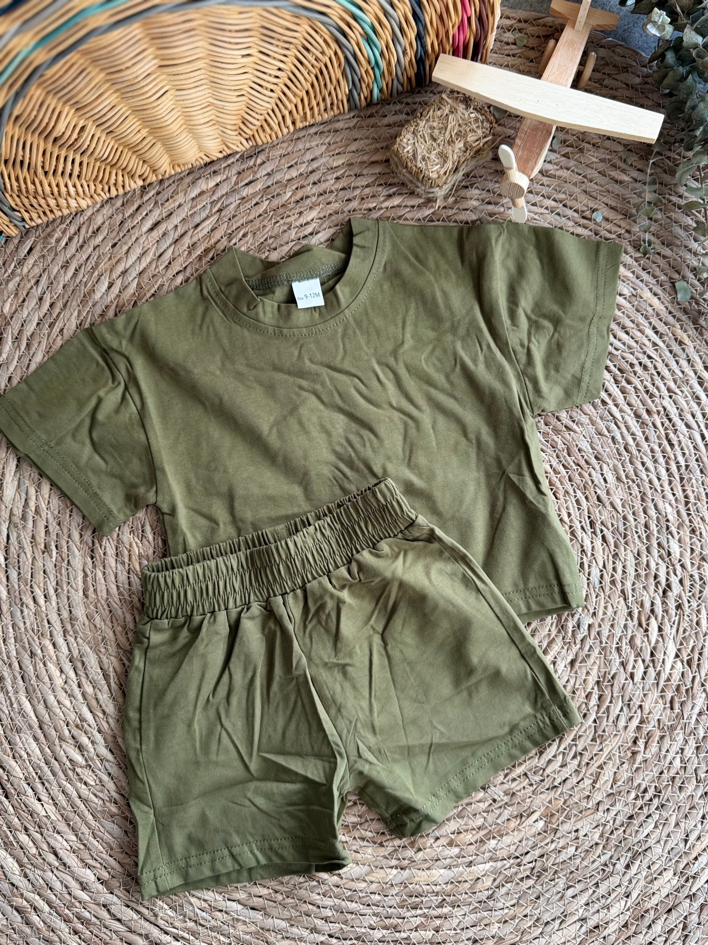 Plain cotton set