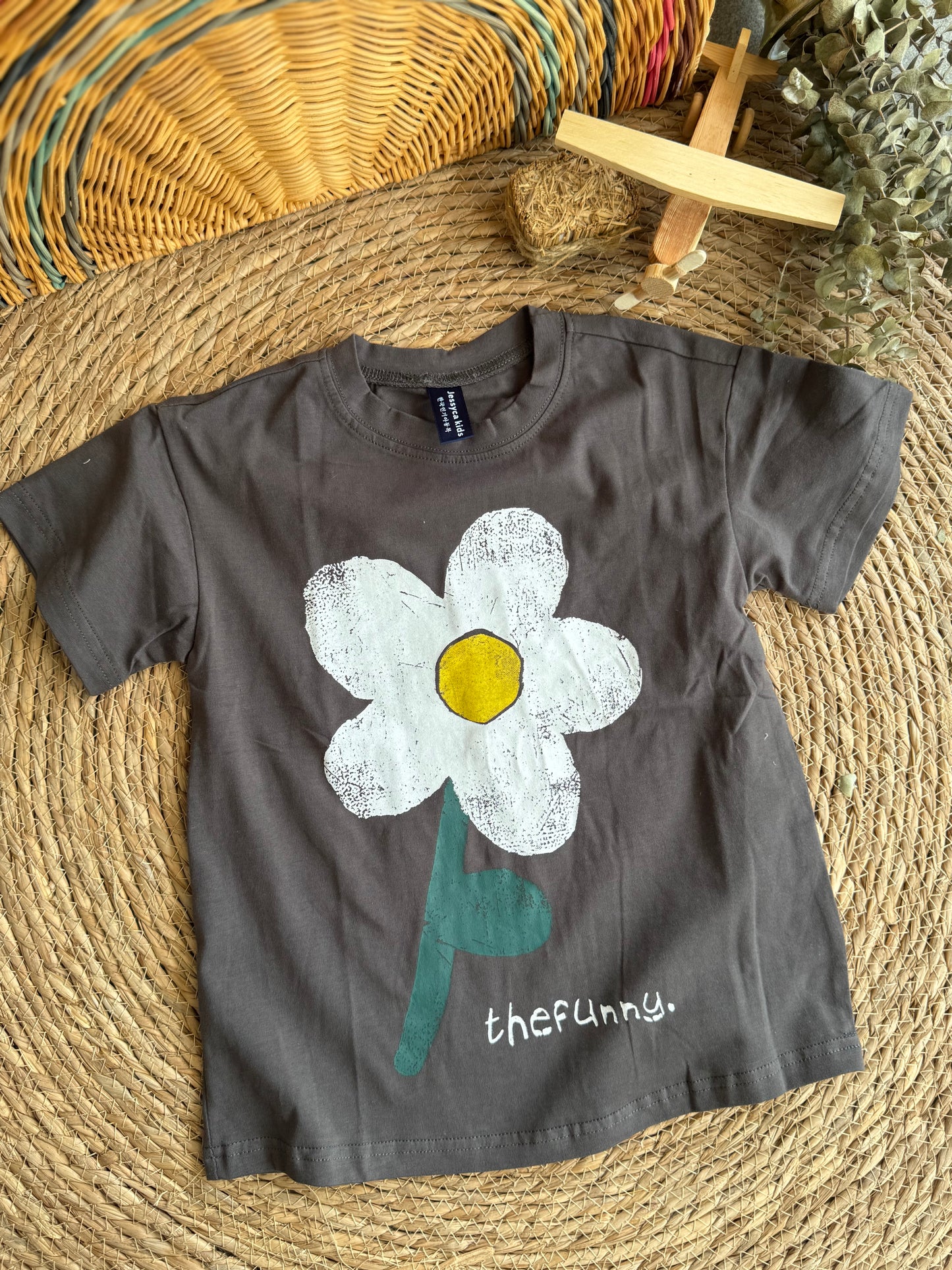 Flower T-shirt dress