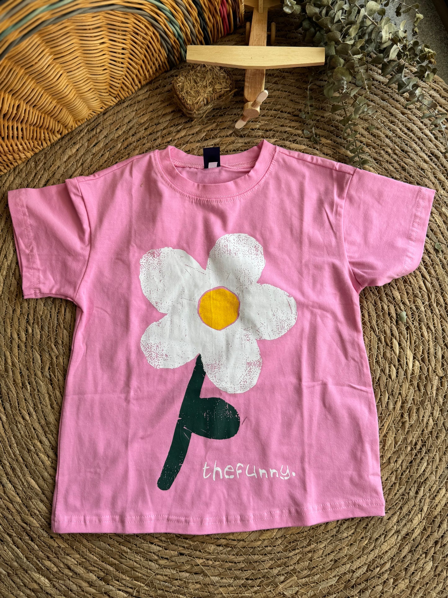 Flower T-shirt dress