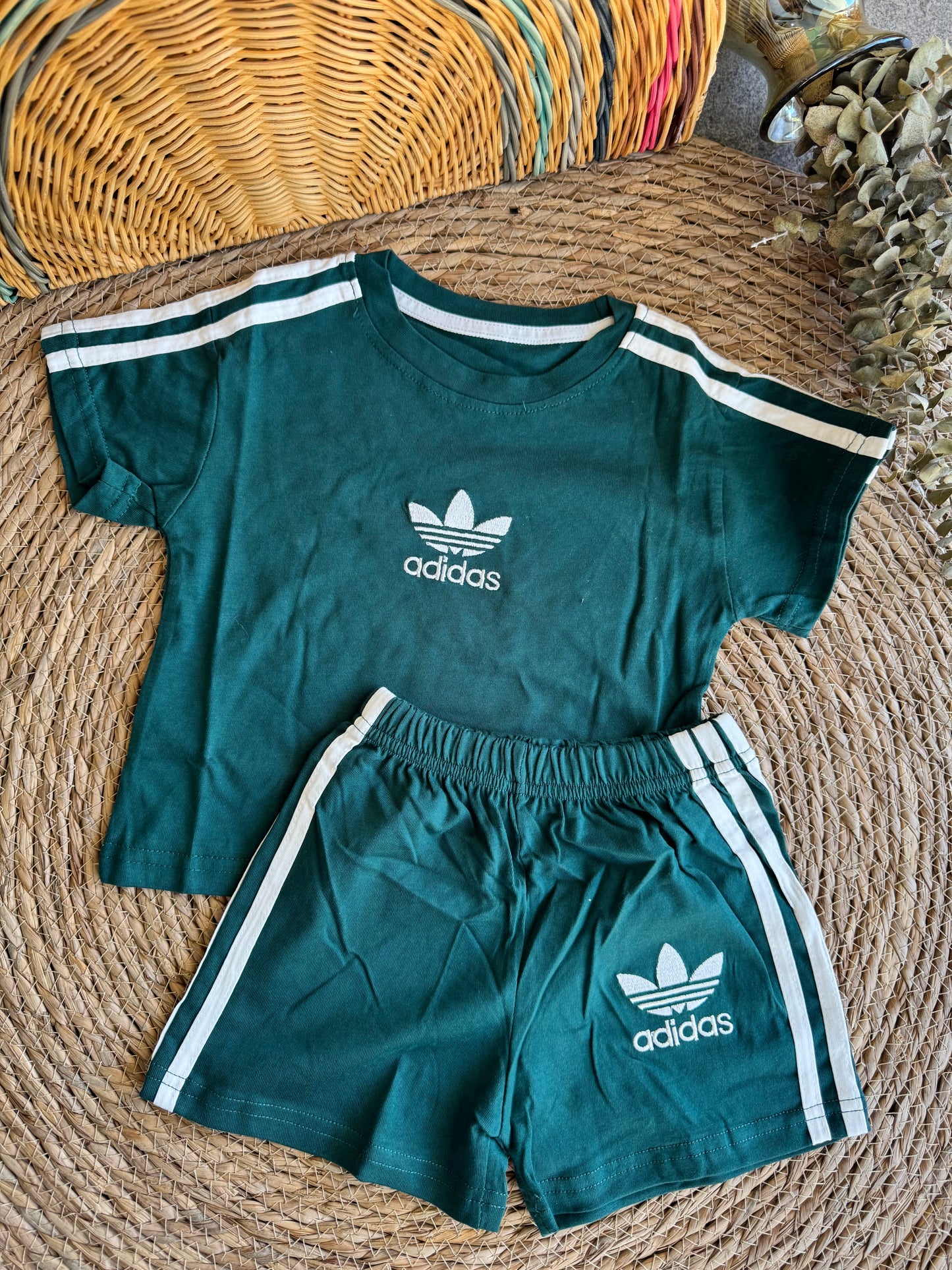 Green adidas set