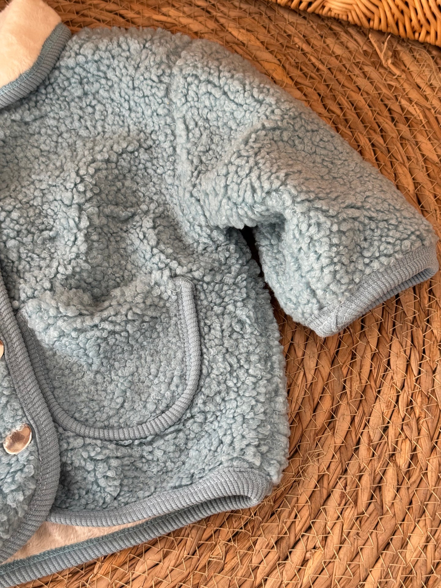Little Catchers Cozy Sherpa Baby Jacket