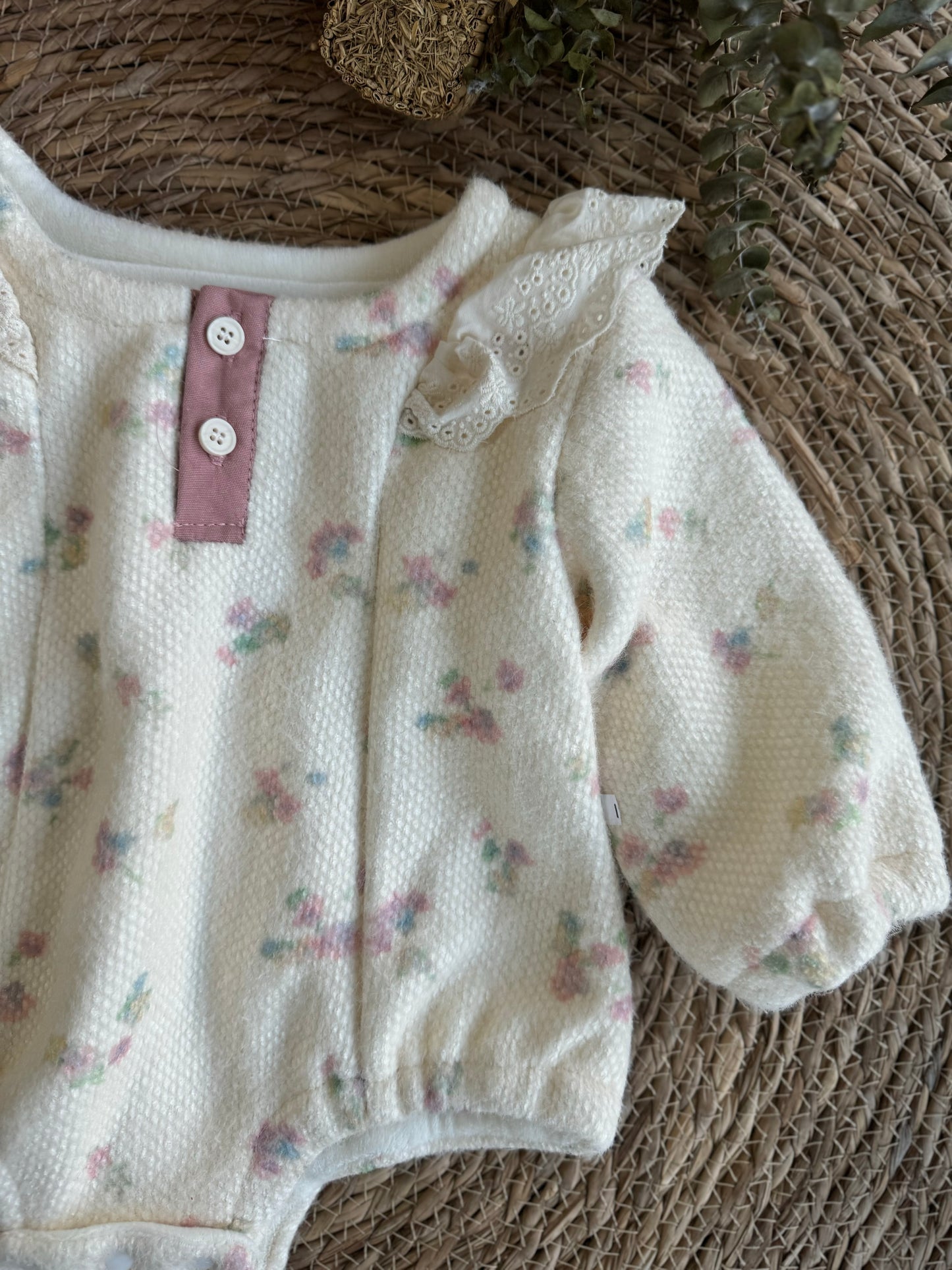 Flora Fleeced Romper