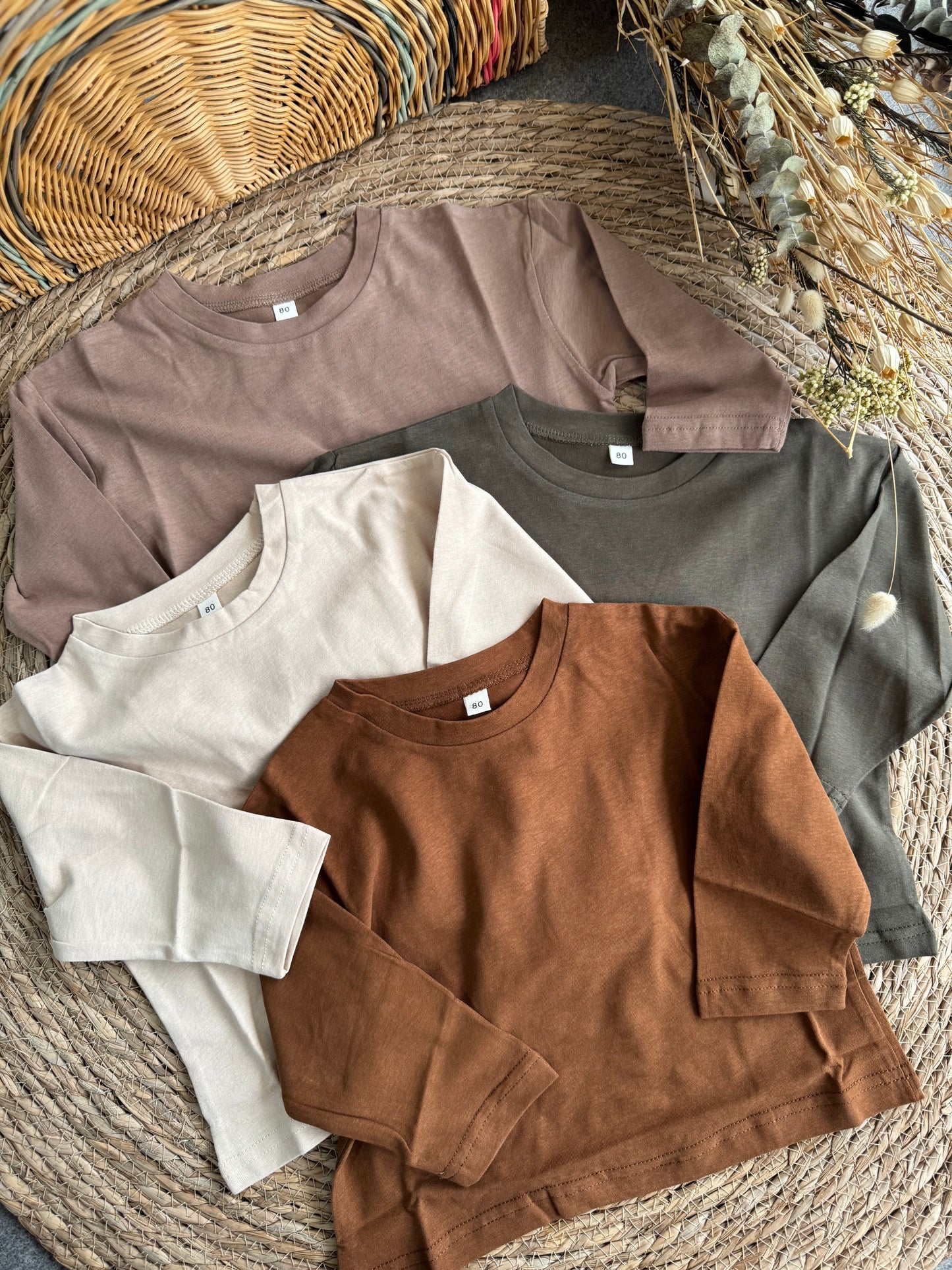 Oversized Cotton Sweaters 3/4 Sleeve