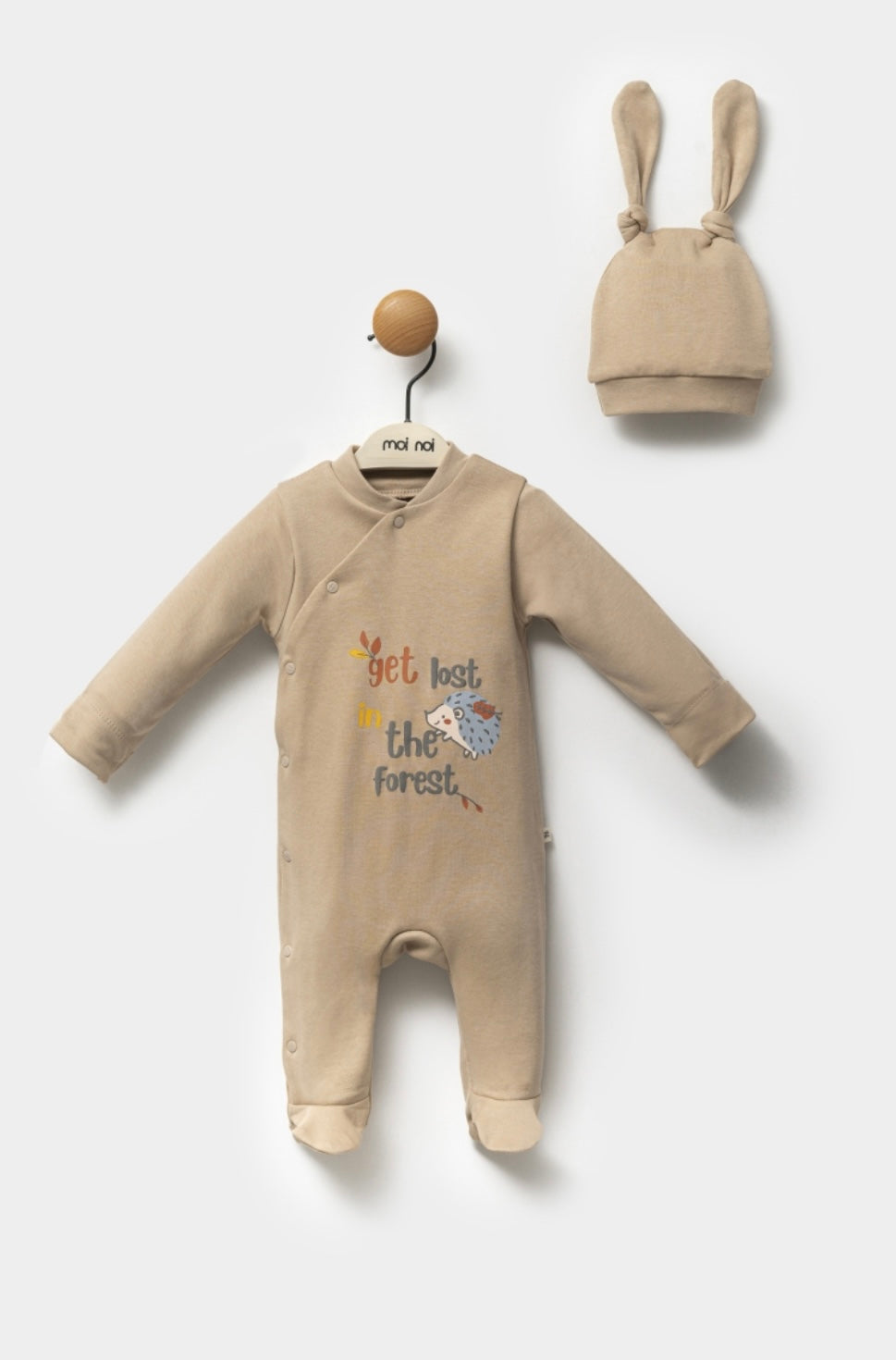 Brown Overall With Hat