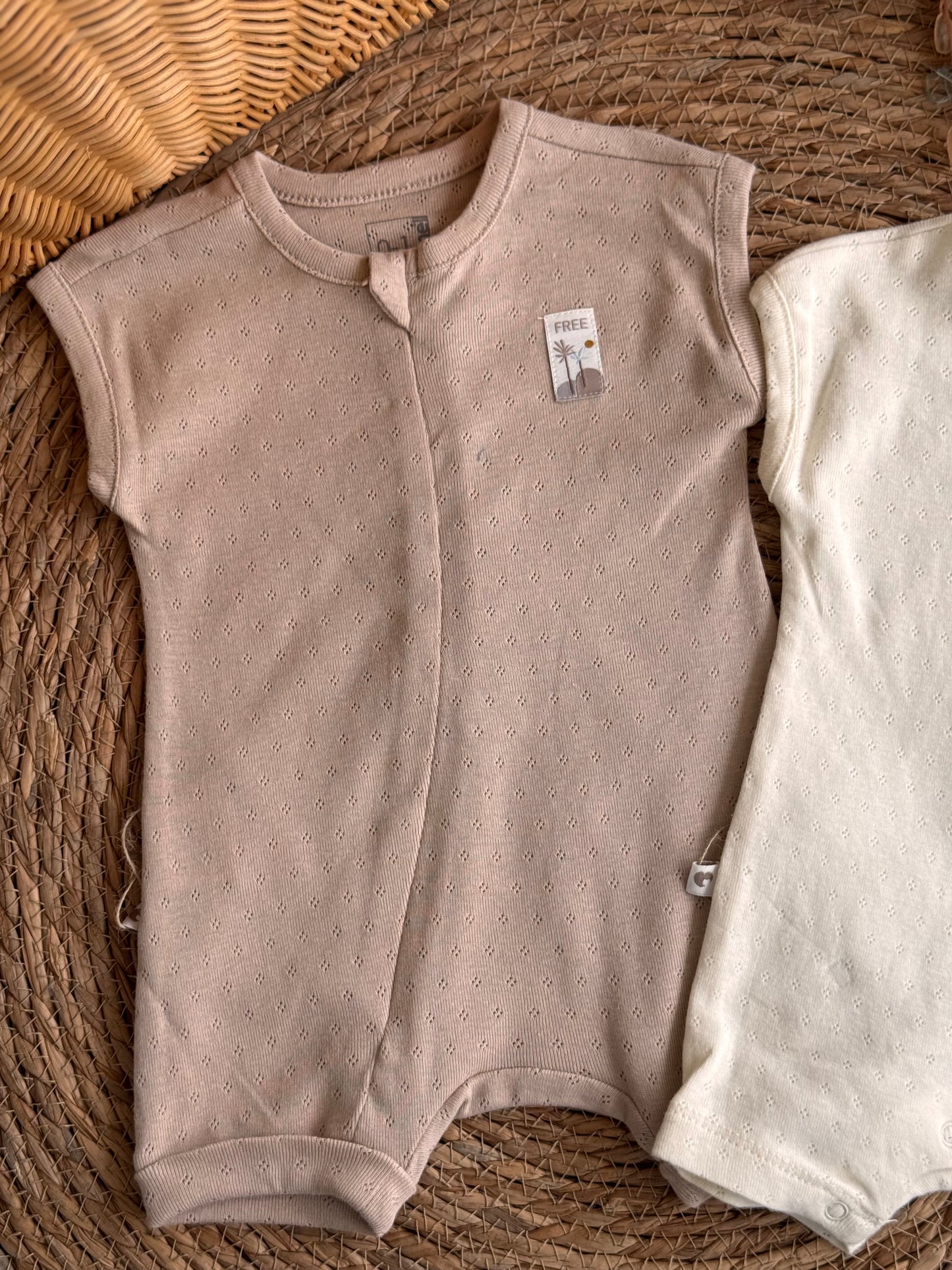 Essential Knit Henley romper