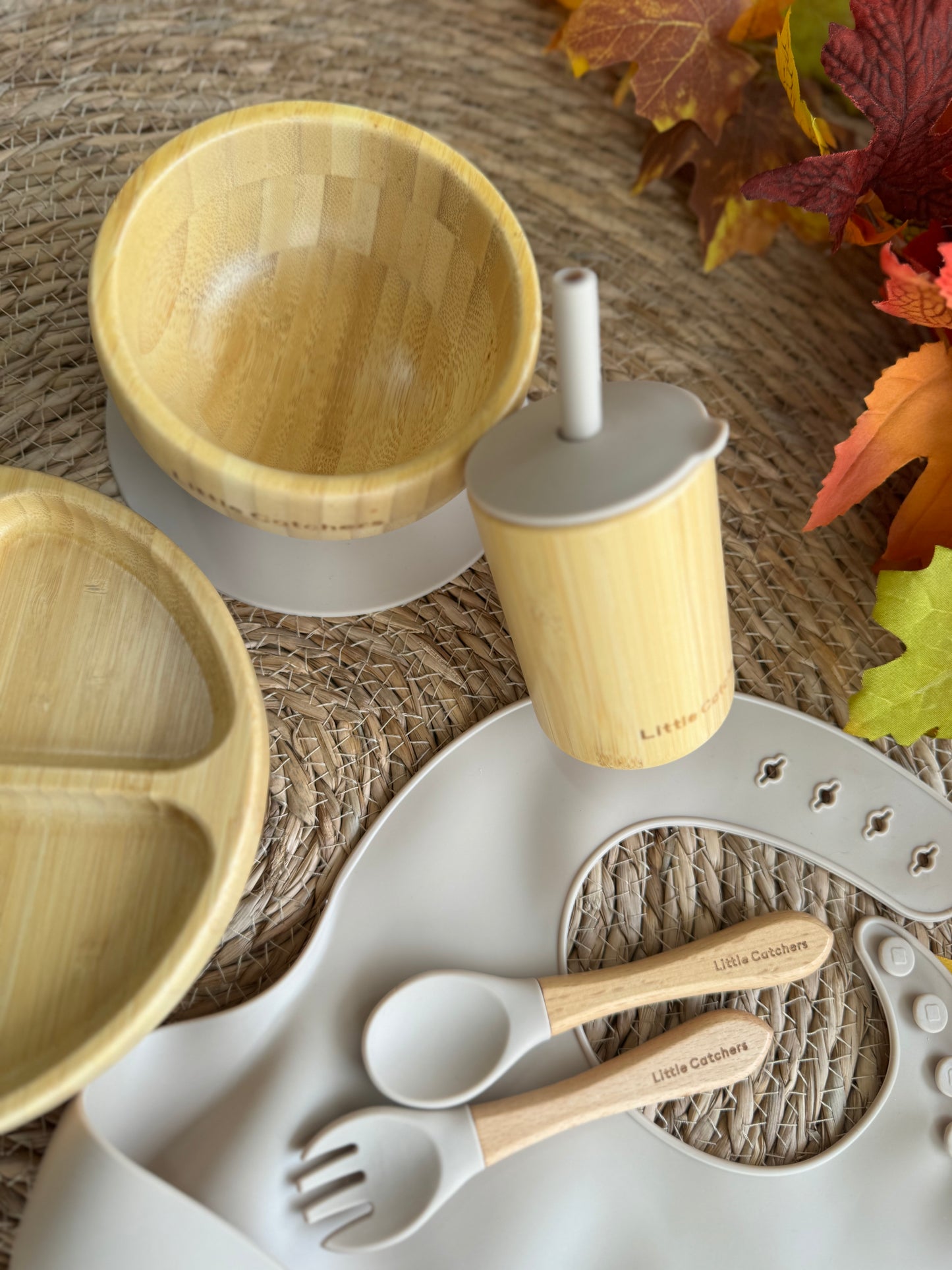 Bamboo Feeding Set - Beige