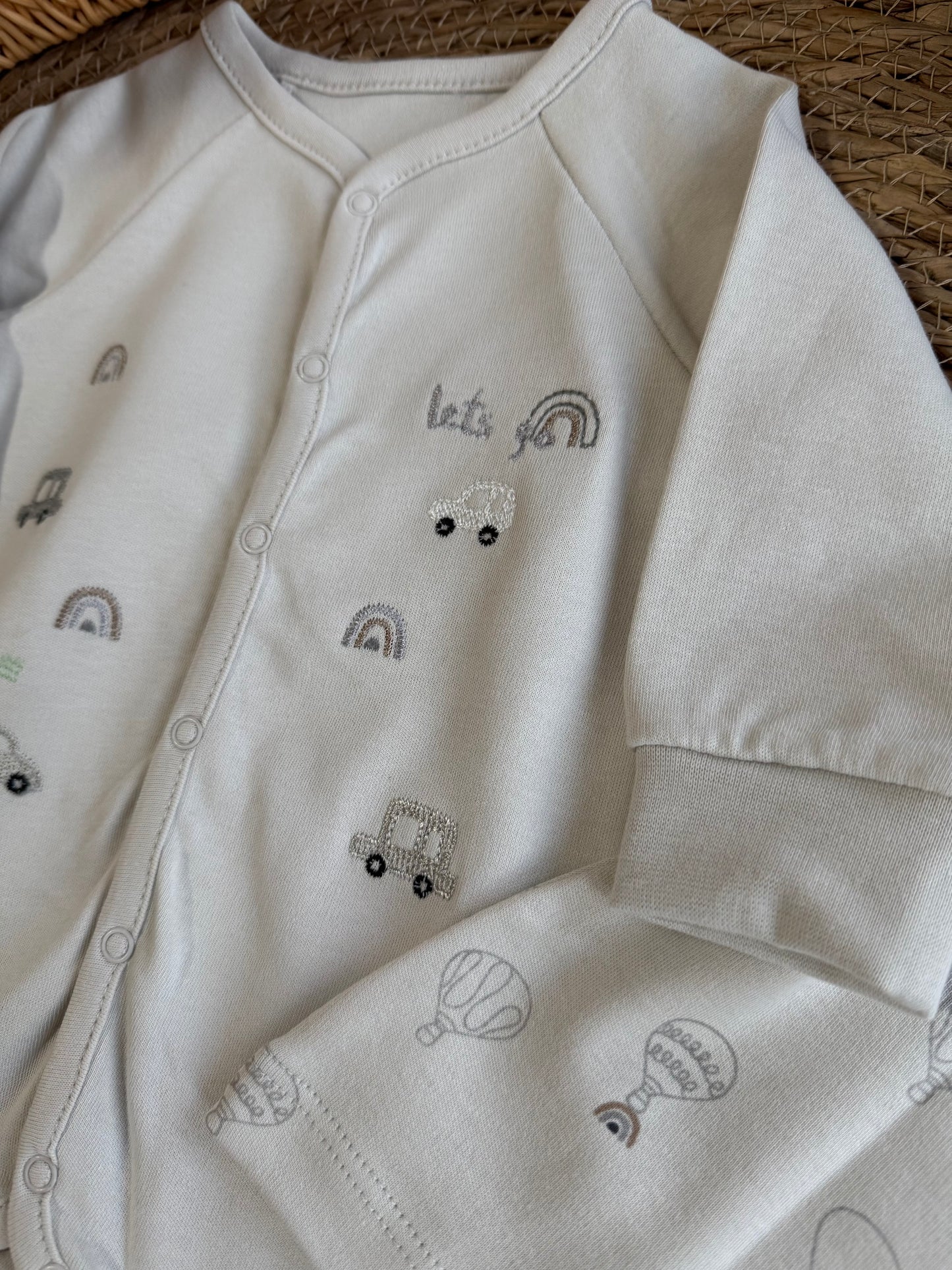 Rainbow Overall set of 2 - Grey